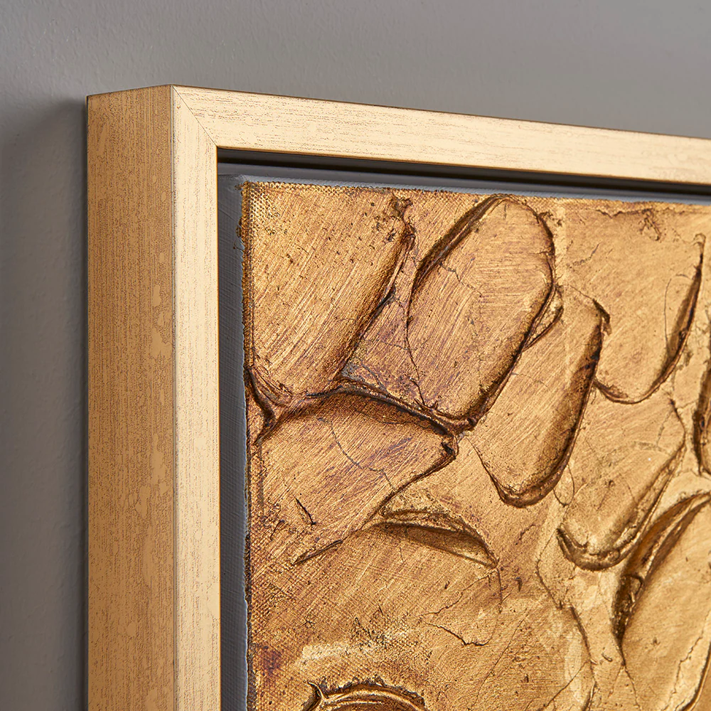 Gold Waves Wall Art Small - Image 3