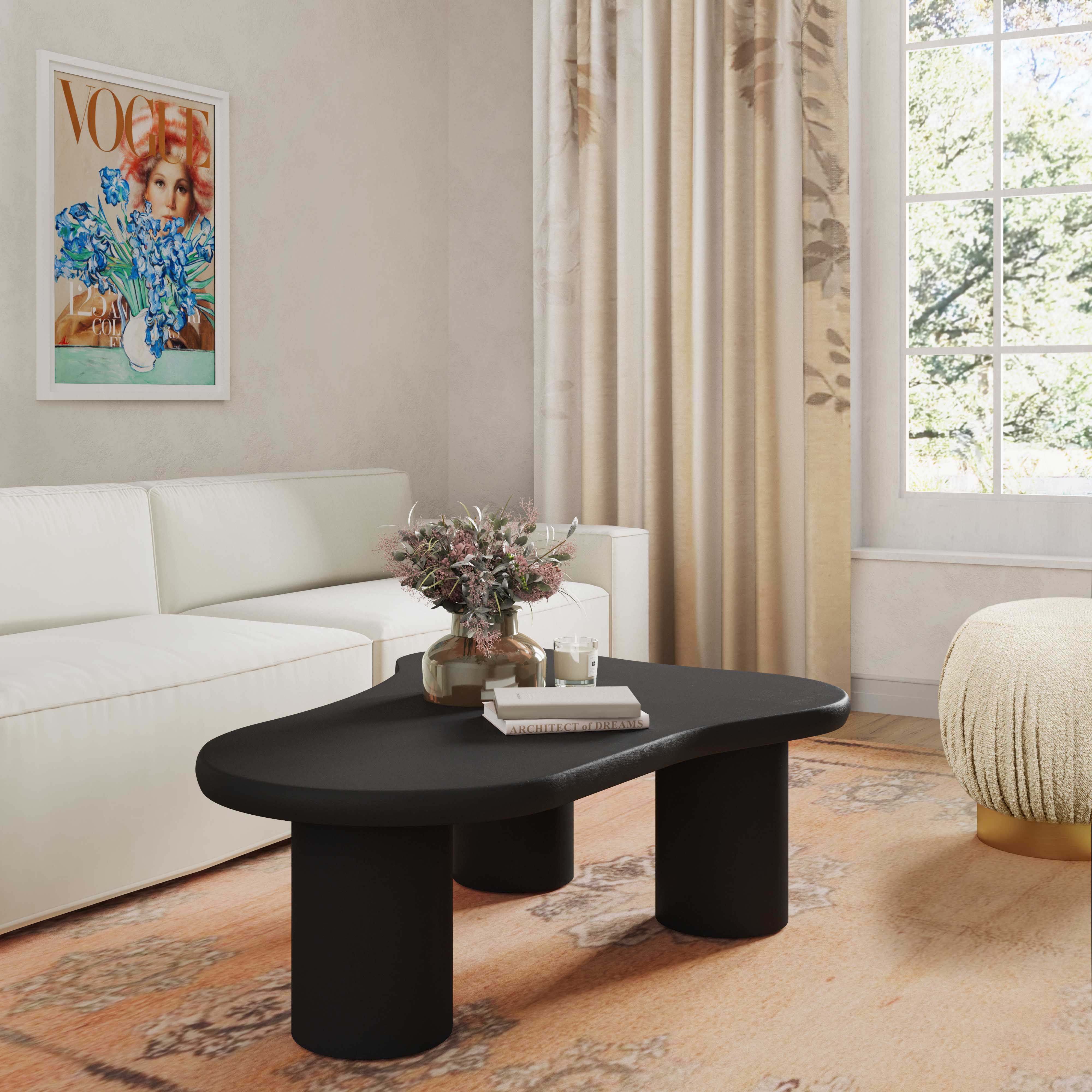 Gotham 48" Wood Coffee Table - Image 2