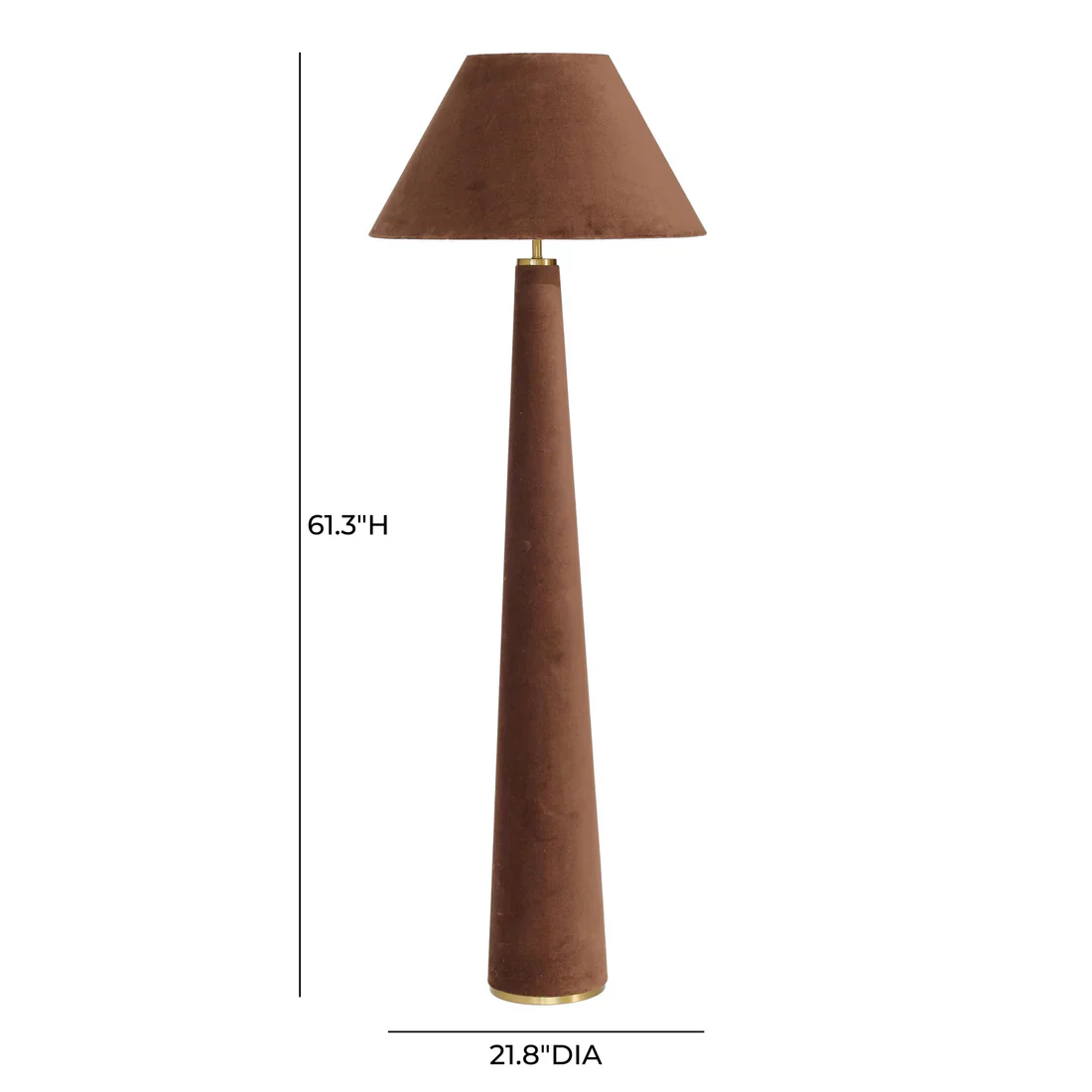 Graham Velvet Floor Lamp - Image 14