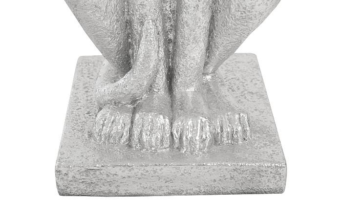 Greyhound, Resin, Silver Leaf - Image 5