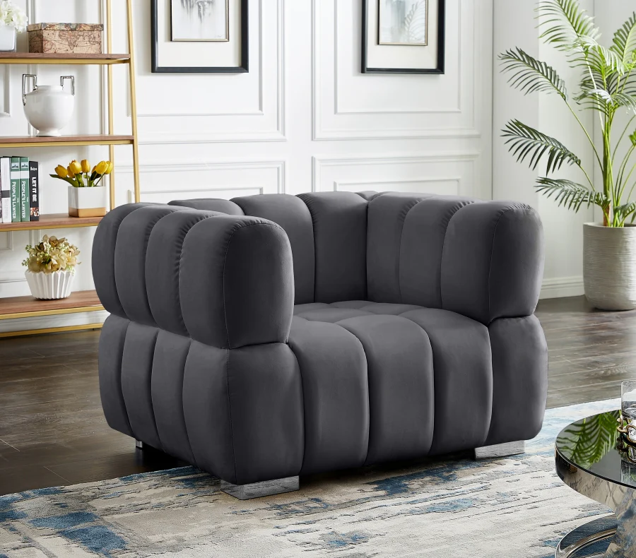 Gwen Velvet Upholstered Chair - Image 20