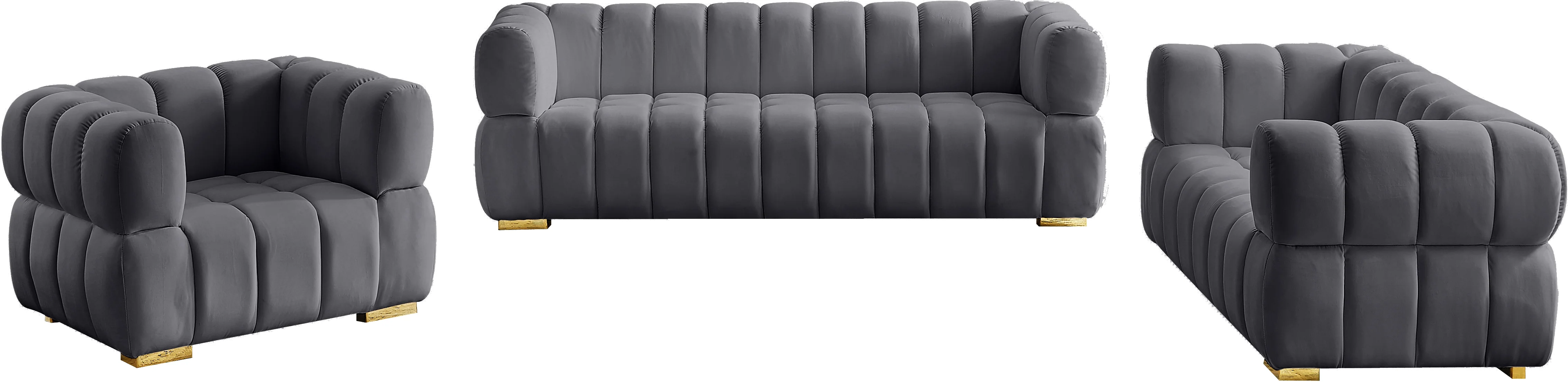 Gwen Velvet Upholstered Chair - Image 30