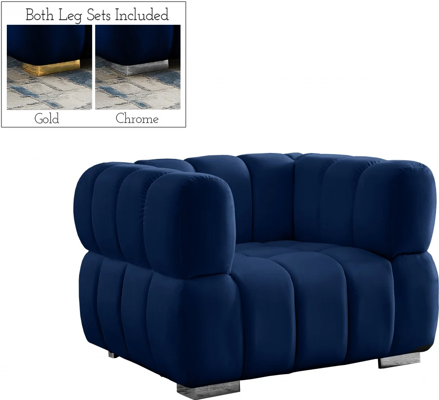 Gwen Velvet Upholstered Chair - Image 50