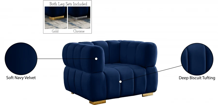 Gwen Velvet Upholstered Chair - Image 64