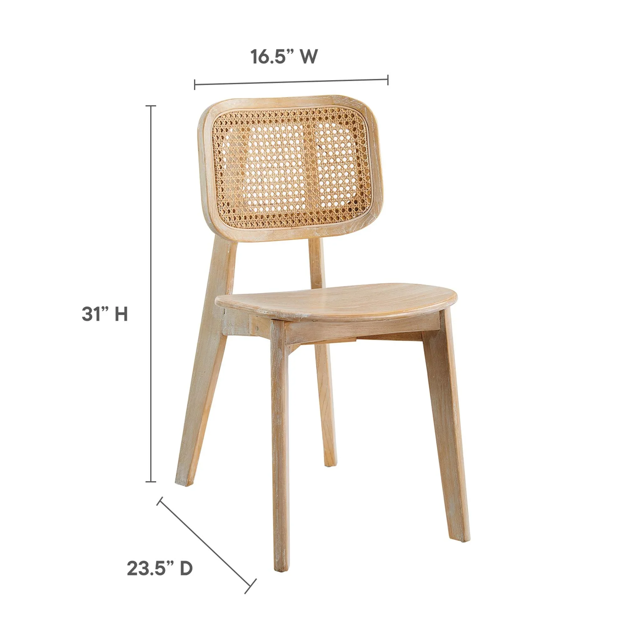 Habitat Wood Dining Side Chair Set of 2 - Image 18
