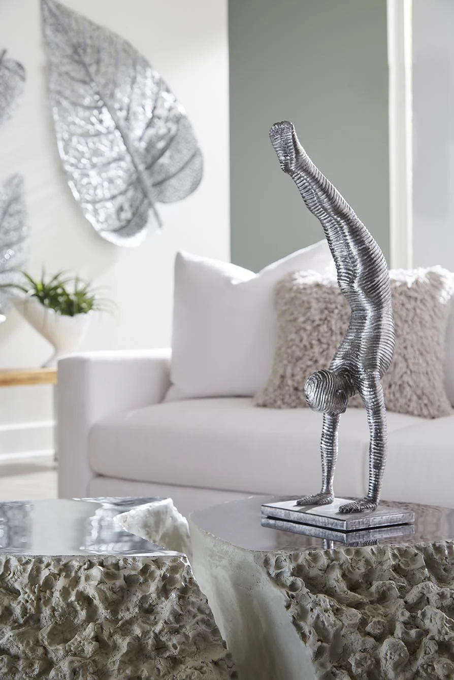 Handstand Sculpture, Aluminum, Small - Image 9