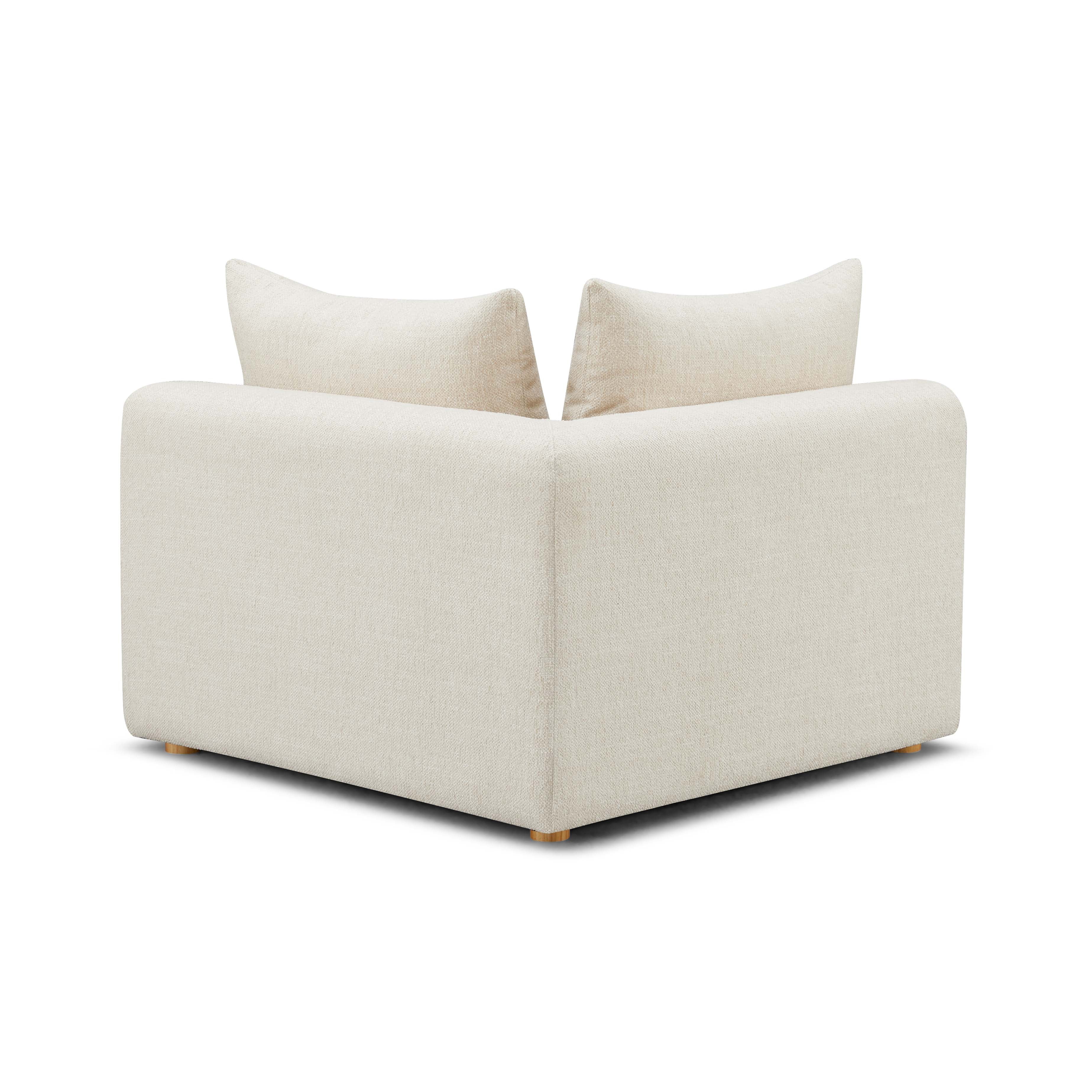Hangover Contract-Grade Textured Fabric Modular Corner Chair - Image 6