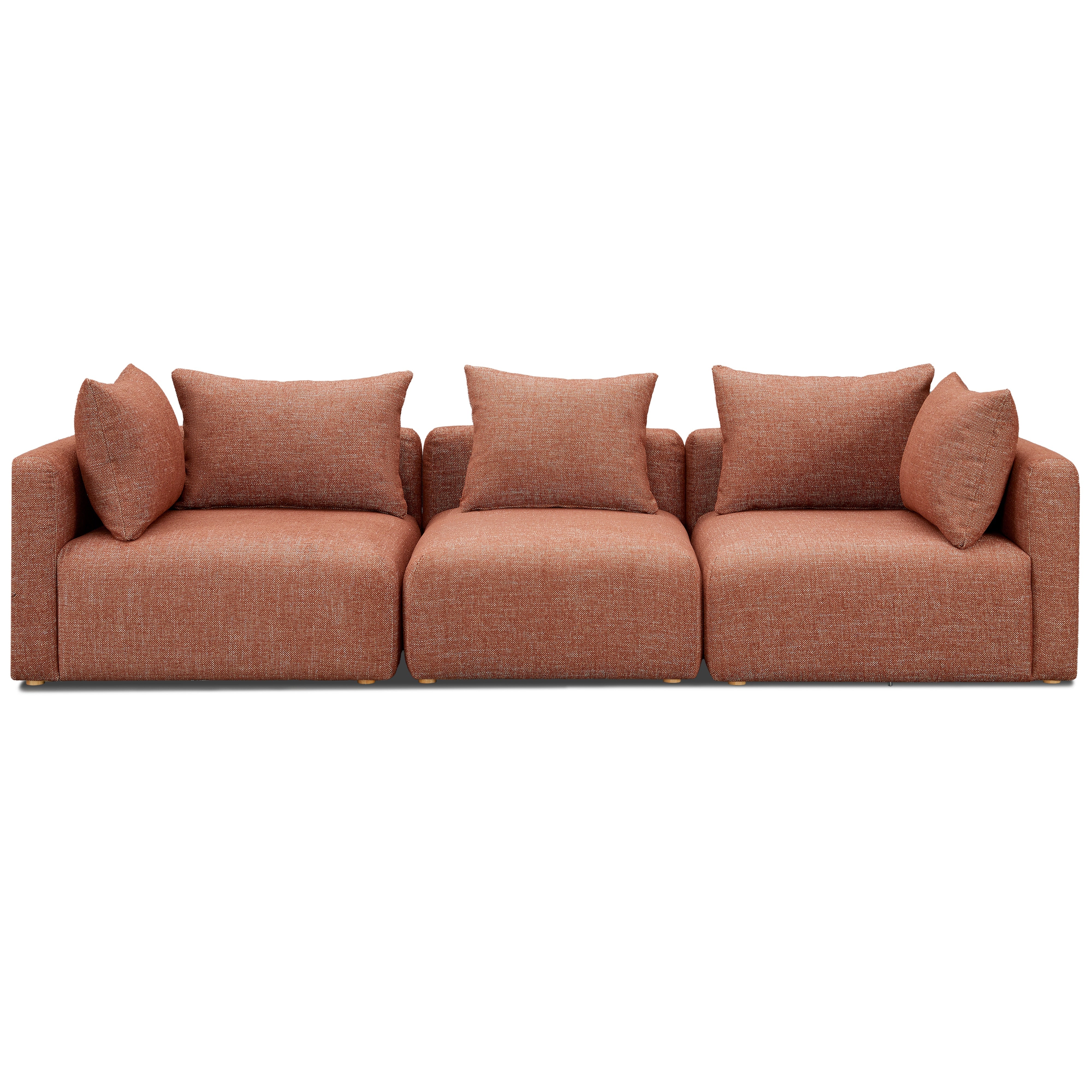 Hangover 112.5" Textured Fabric Sofa - Image 7