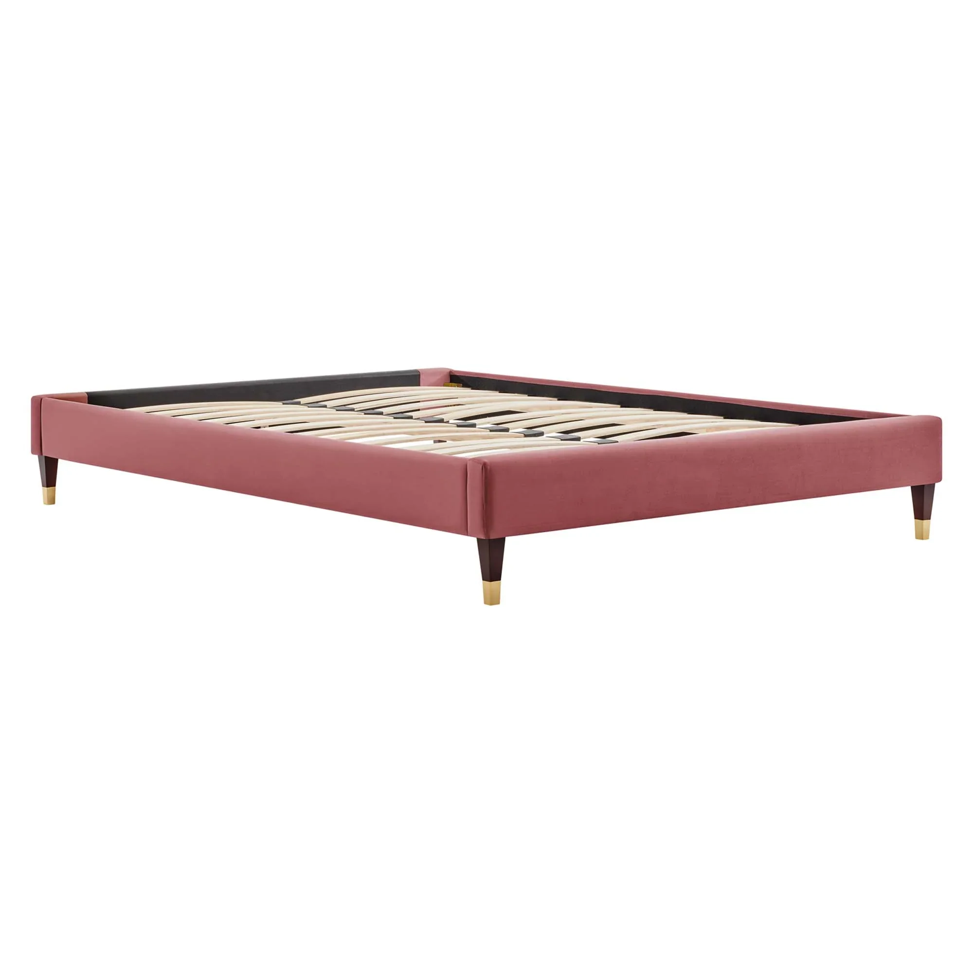 Harlow Performance Velvet Platform Bed Frame - Image 10