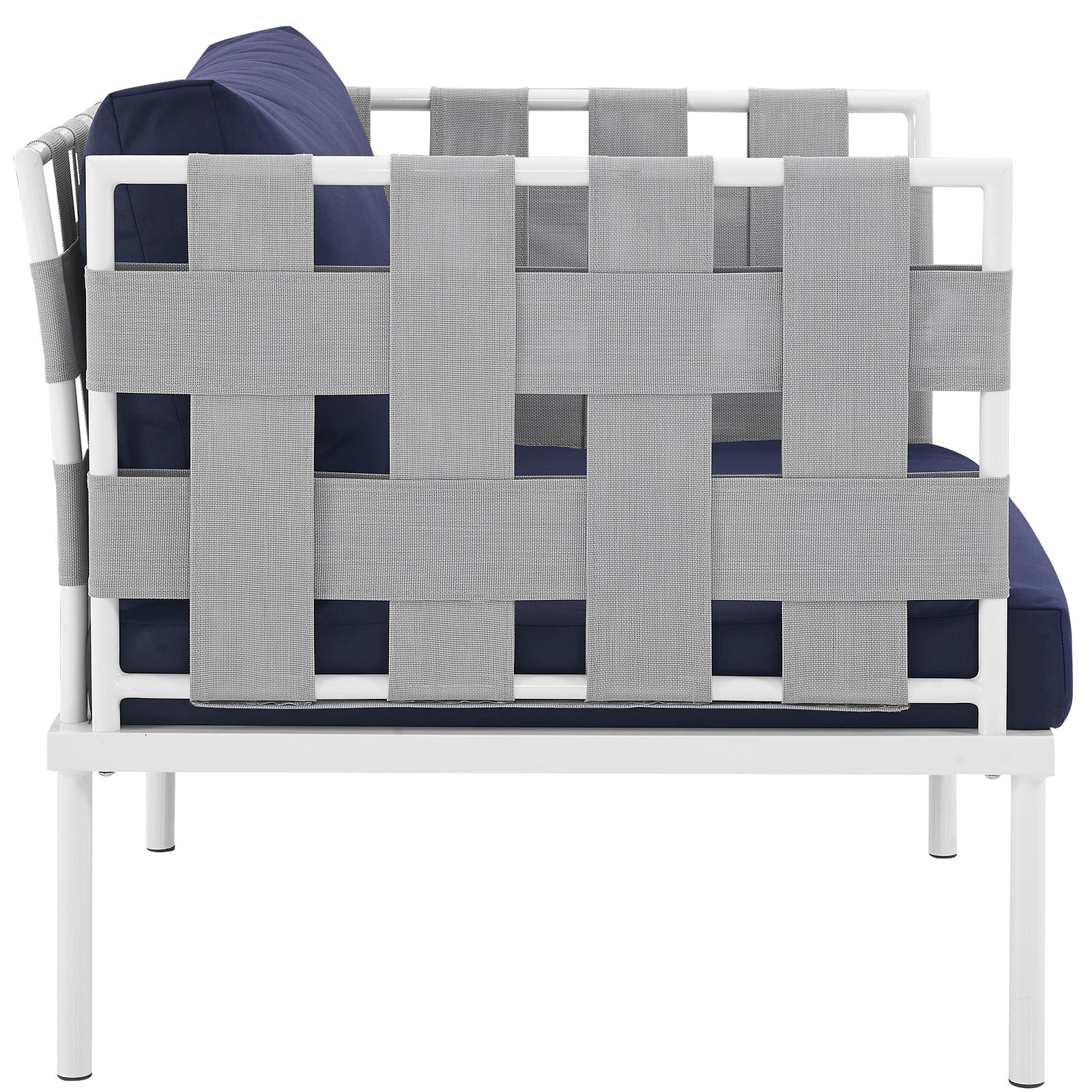Harmony Outdoor Patio Aluminum Armchair - Image 13