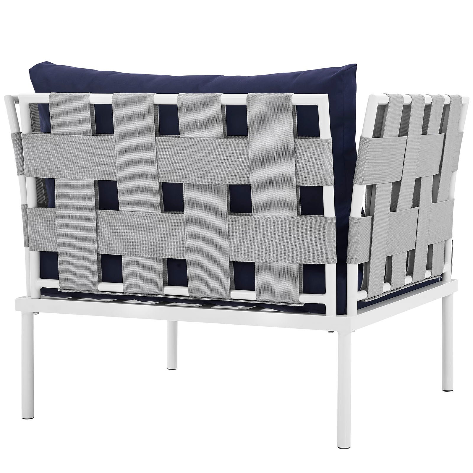 Harmony Outdoor Patio Aluminum Armchair - Image 14