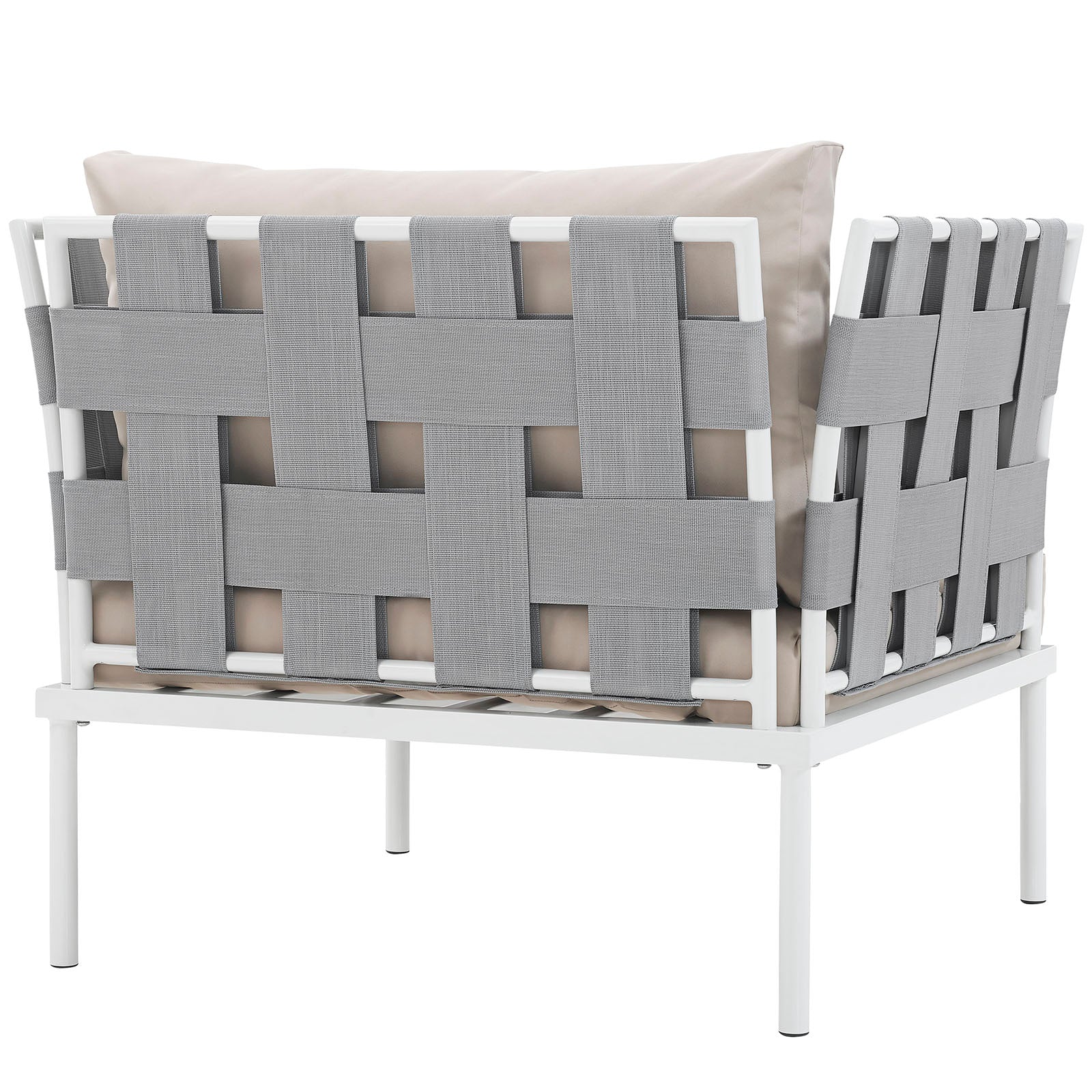 Harmony Outdoor Patio Aluminum Armchair - Image 3