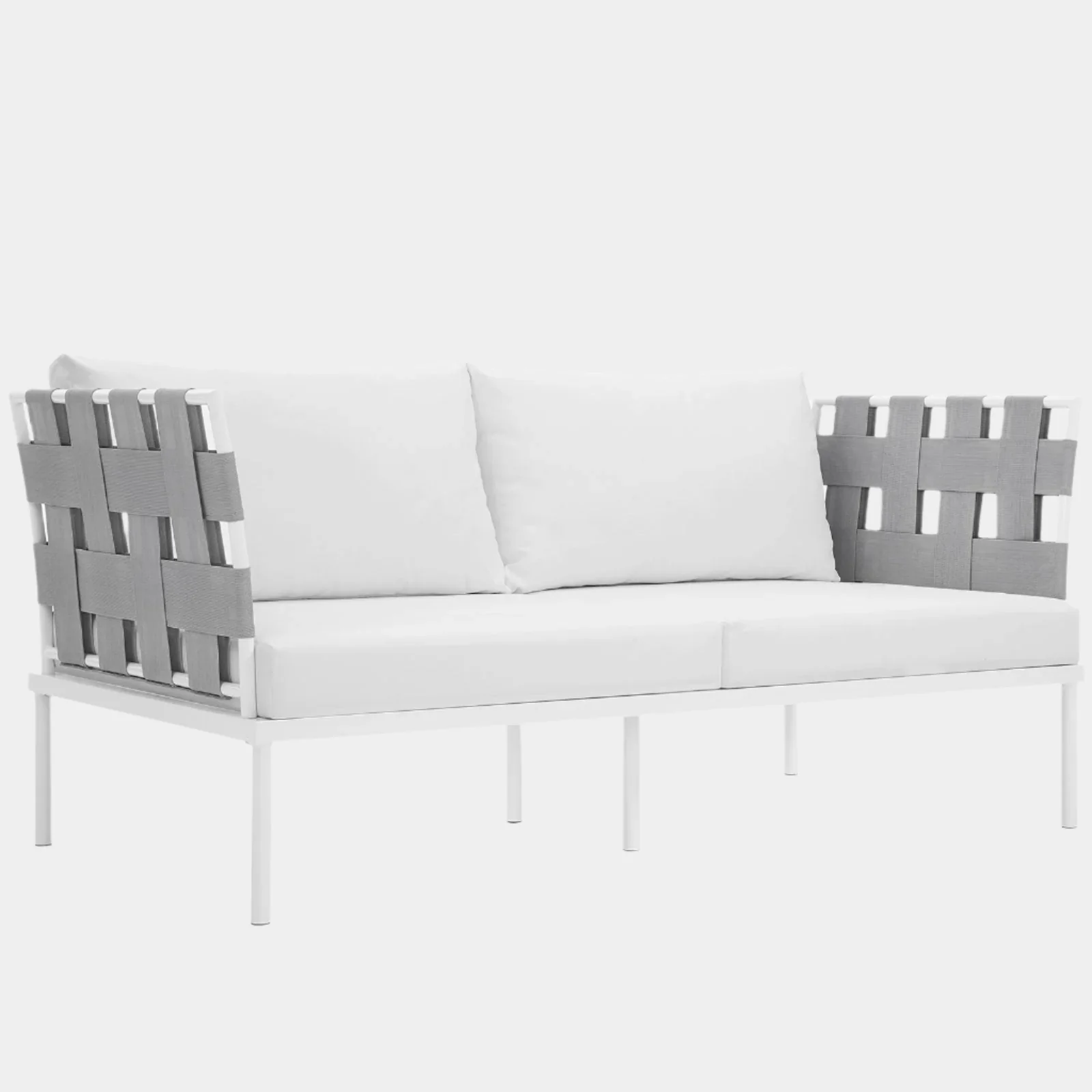 Harmony Outdoor Patio Aluminum Loveseat - Image 11