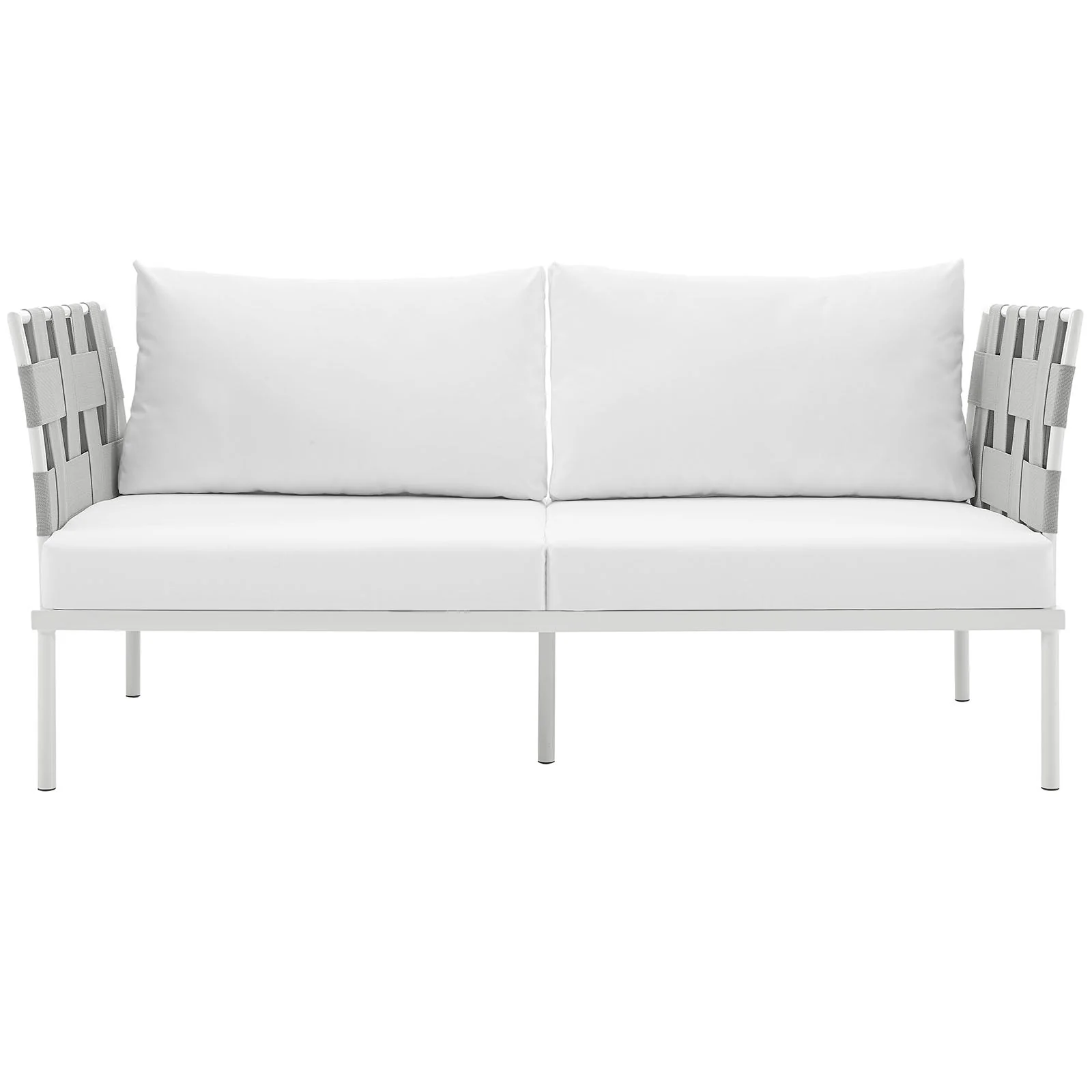 Harmony Outdoor Patio Aluminum Loveseat - Image 13