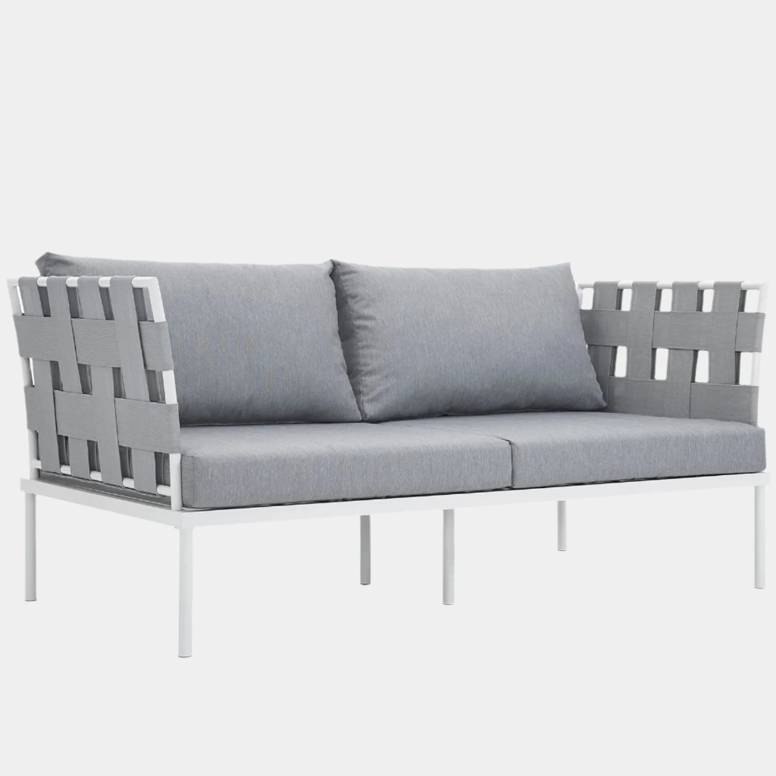 Harmony Outdoor Patio Aluminum Loveseat - Image 6