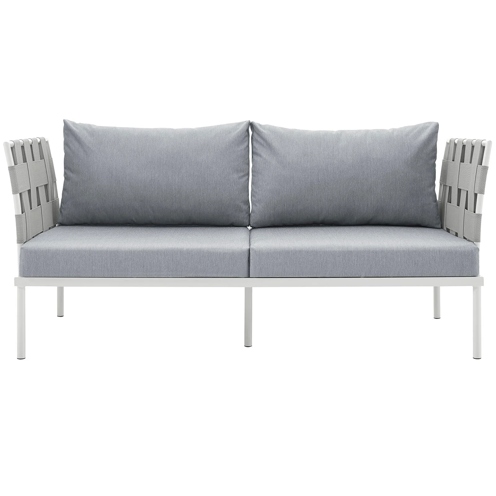 Harmony Outdoor Patio Aluminum Loveseat - Image 8