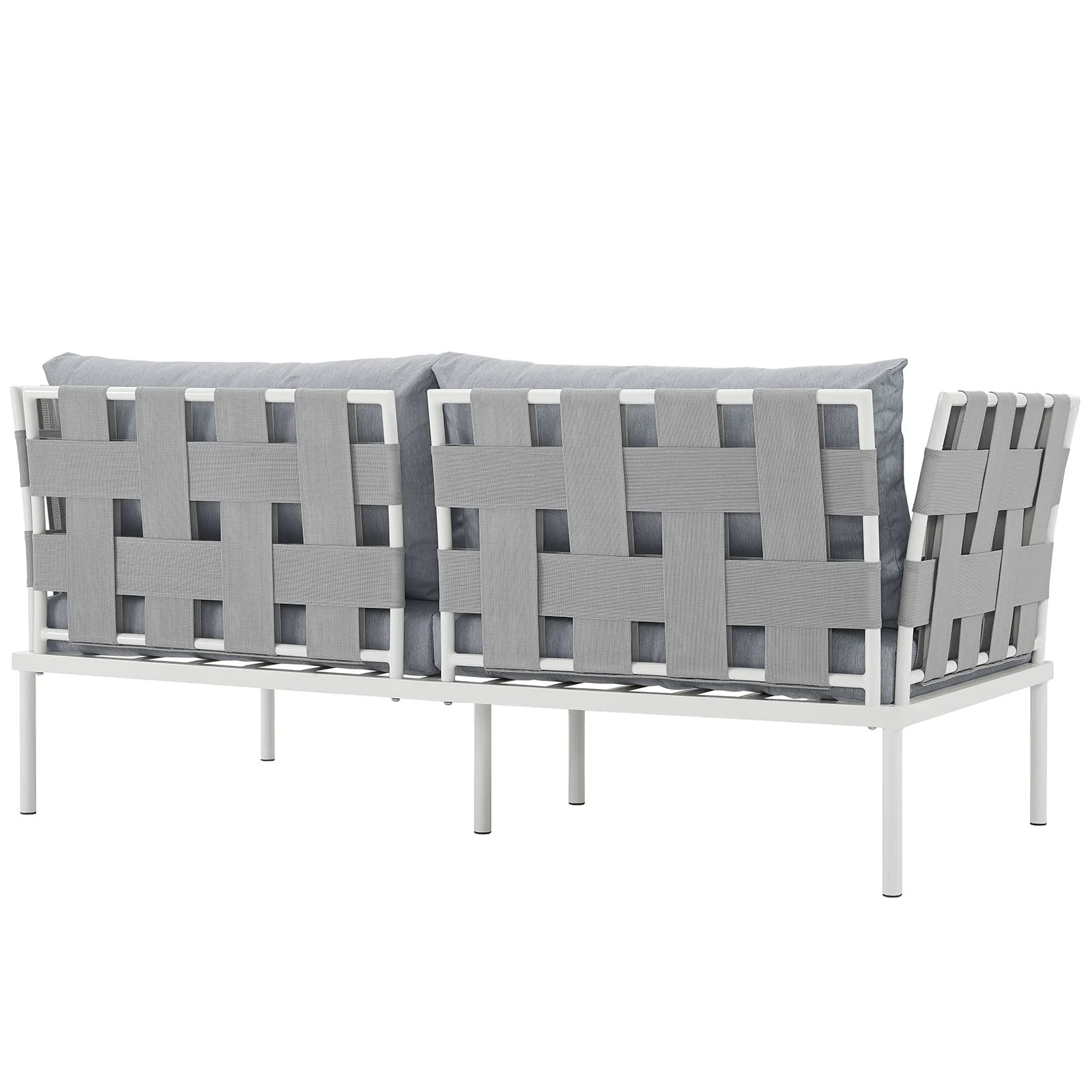 Harmony Outdoor Patio Aluminum Loveseat - Image 9