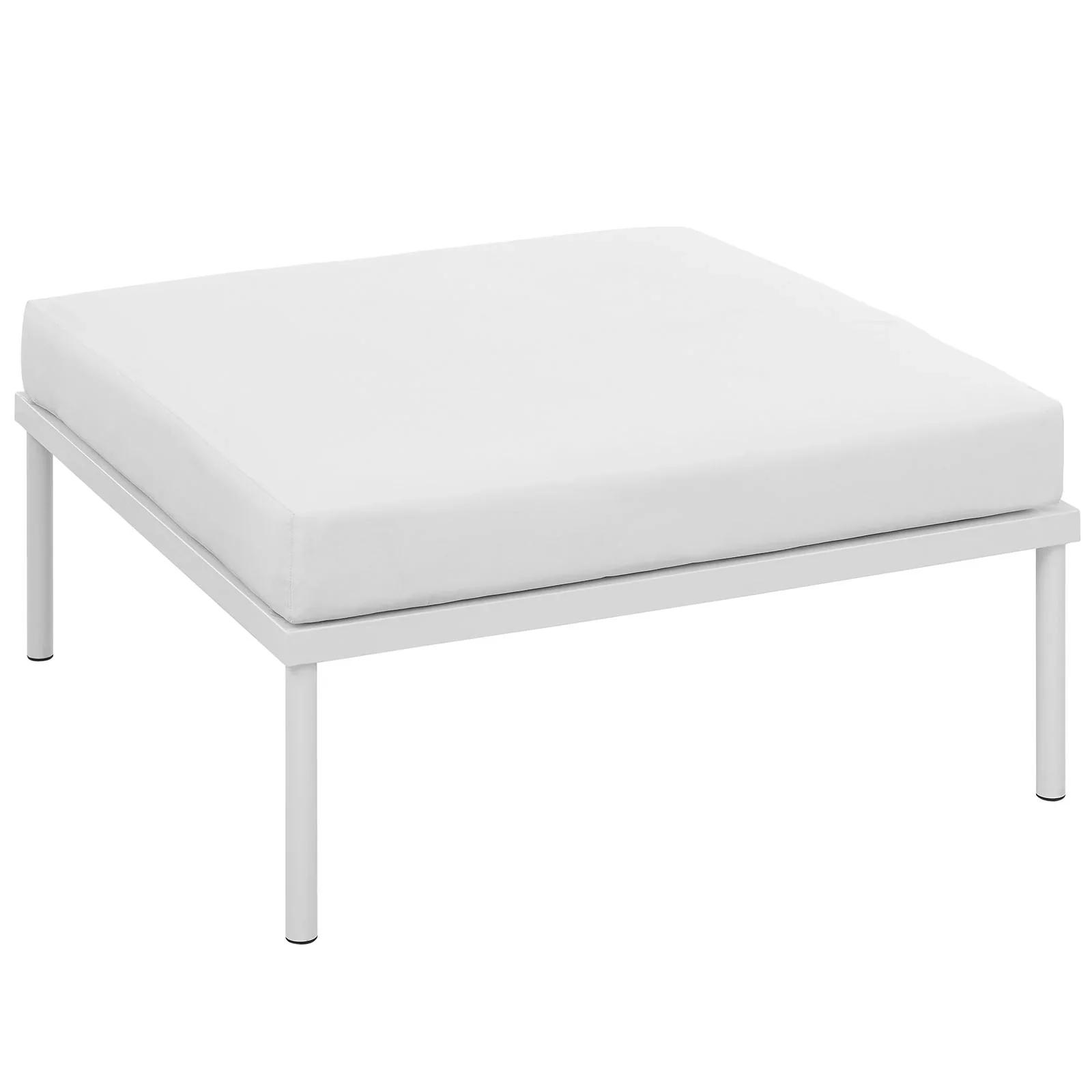 Harmony Outdoor Patio Aluminum Ottoman - Image 15