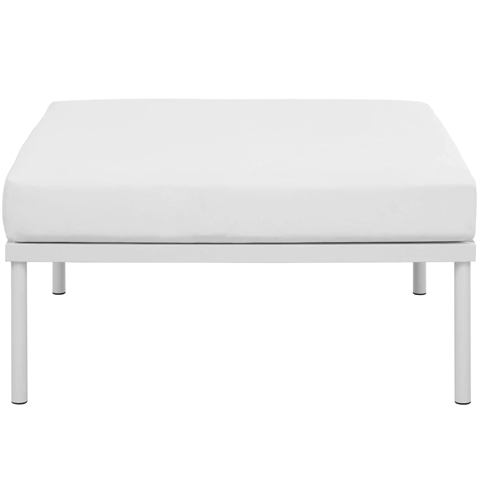 Harmony Outdoor Patio Aluminum Ottoman - Image 16