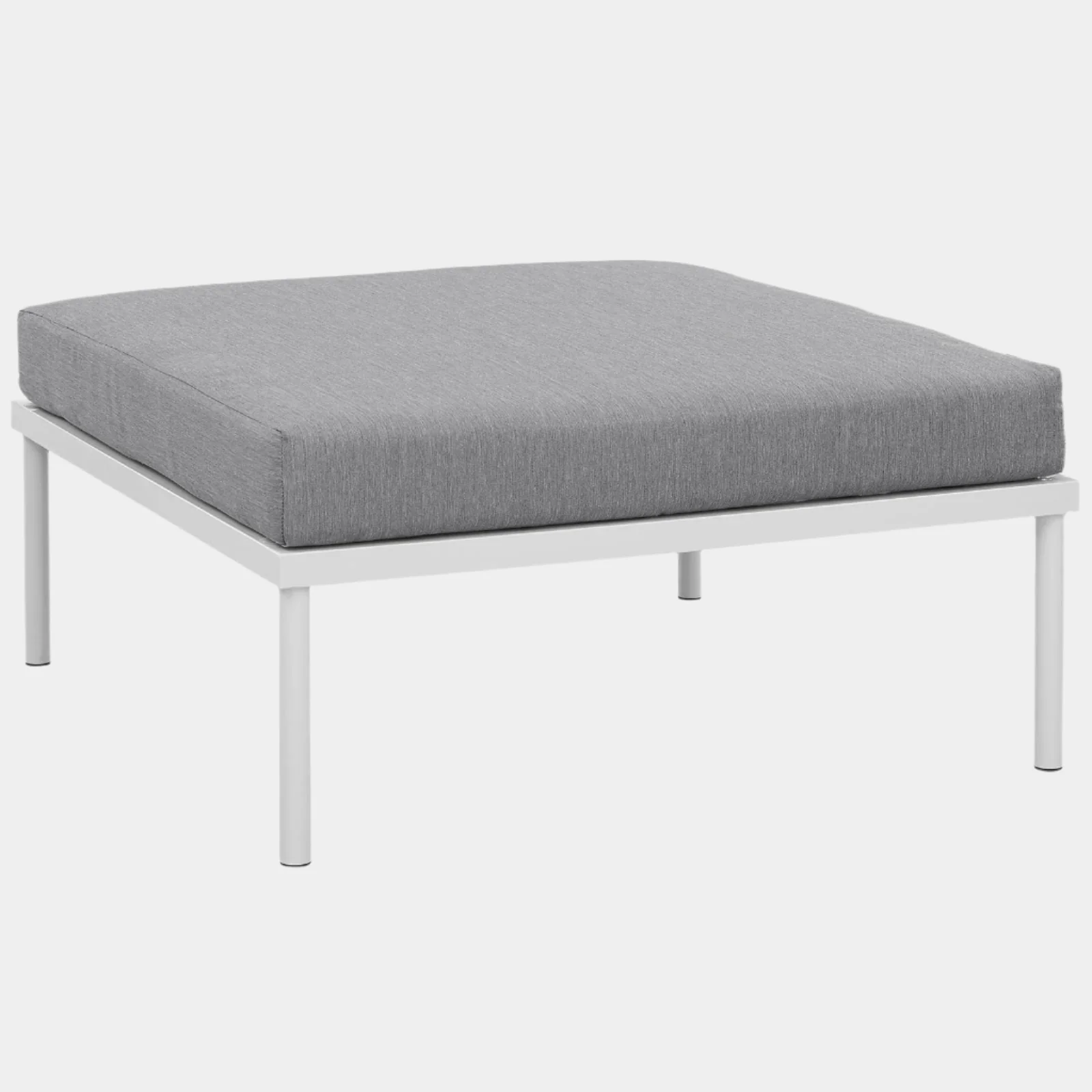 Harmony Outdoor Patio Aluminum Ottoman - Image 5