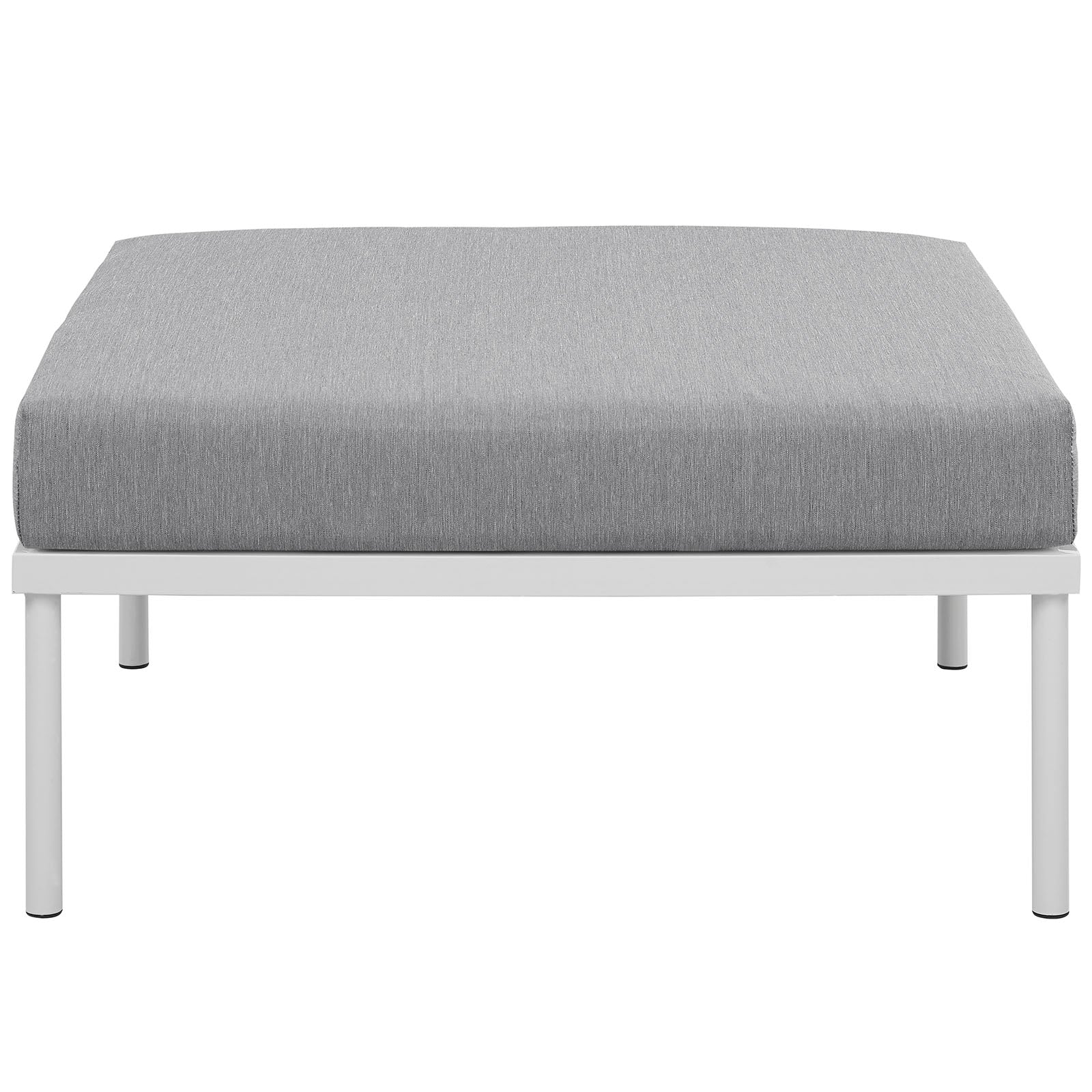Harmony Outdoor Patio Aluminum Ottoman - Image 8