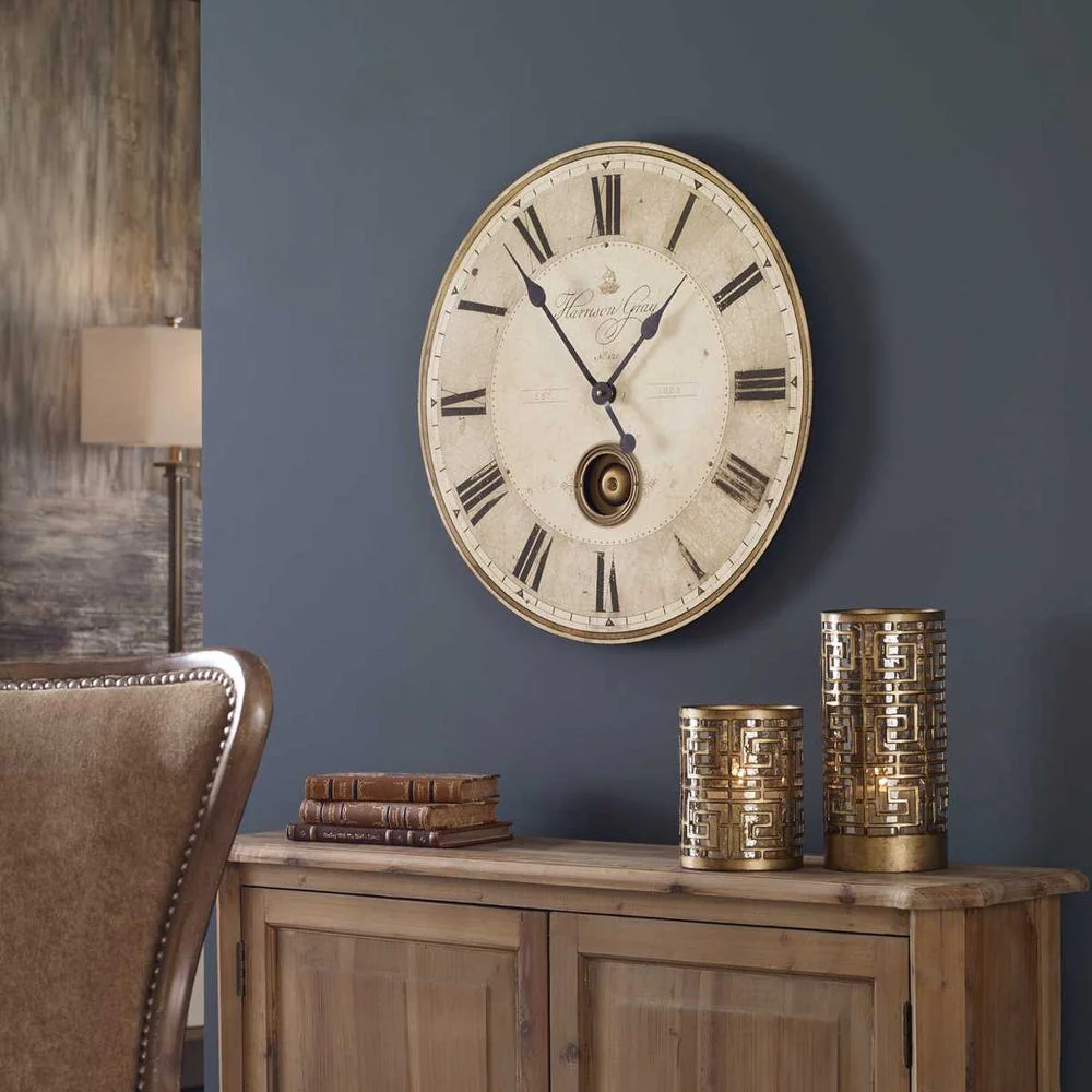 Harrison Gray Wall Clock - Image 2