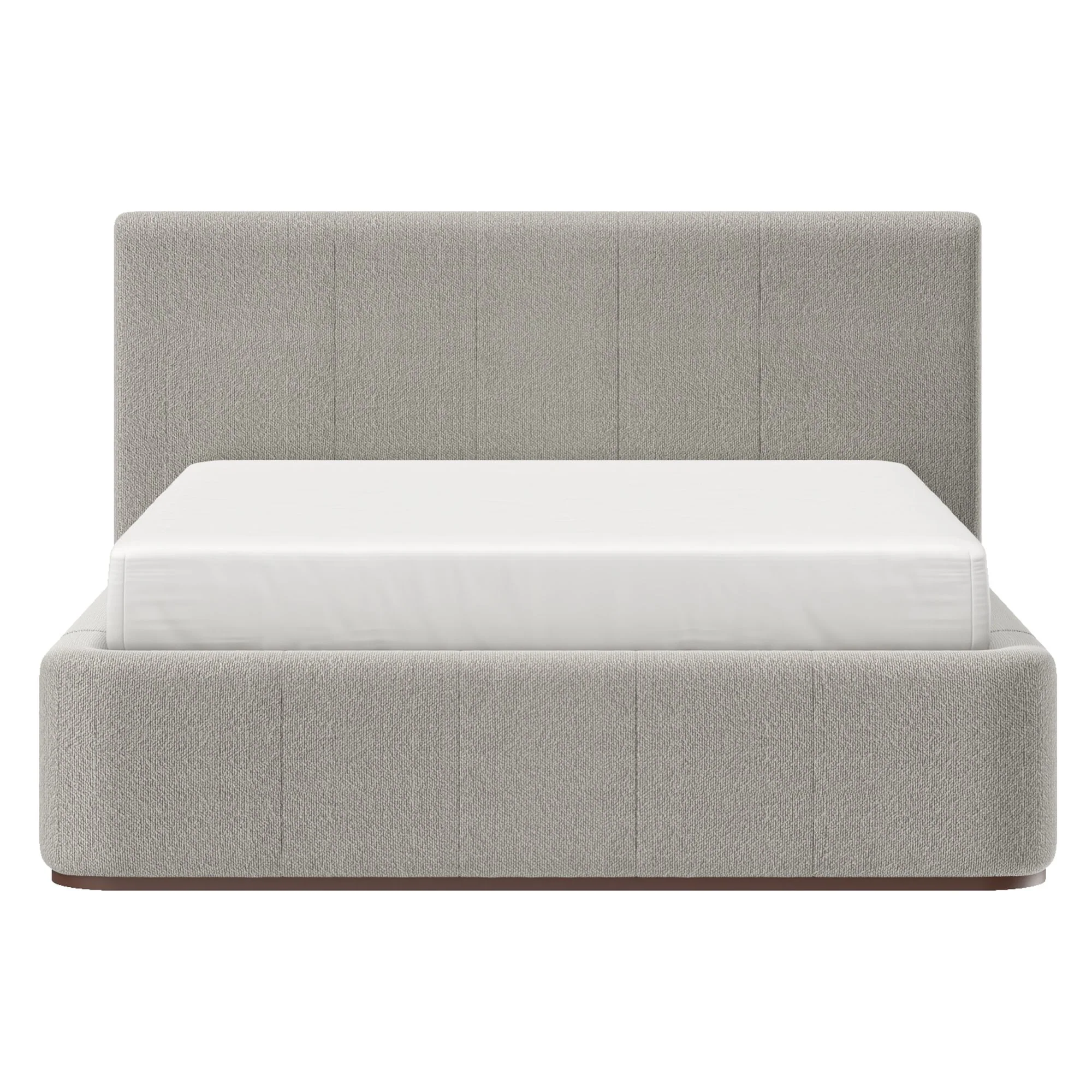 Harrod 60" Queen Platform Bed in Mushroom - Image 5