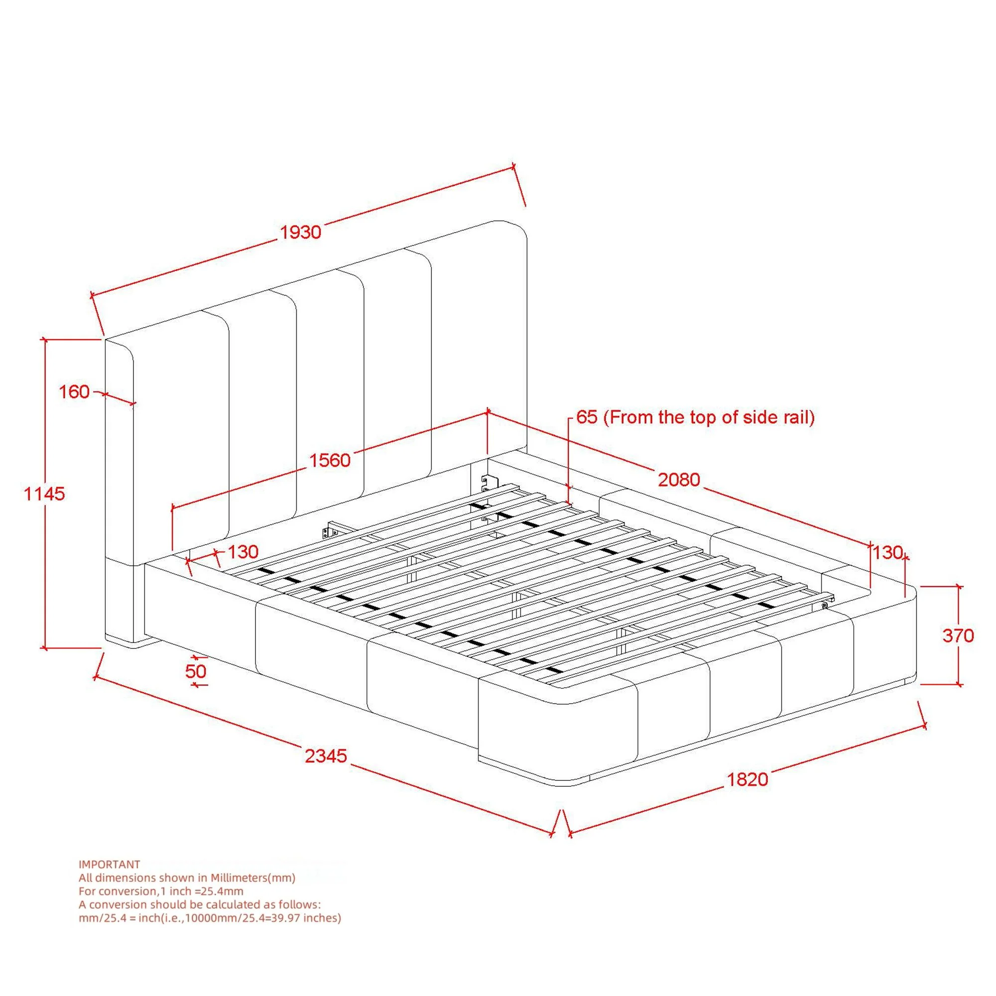 Harrod 60" Queen Platform Bed in Mushroom - Image 8