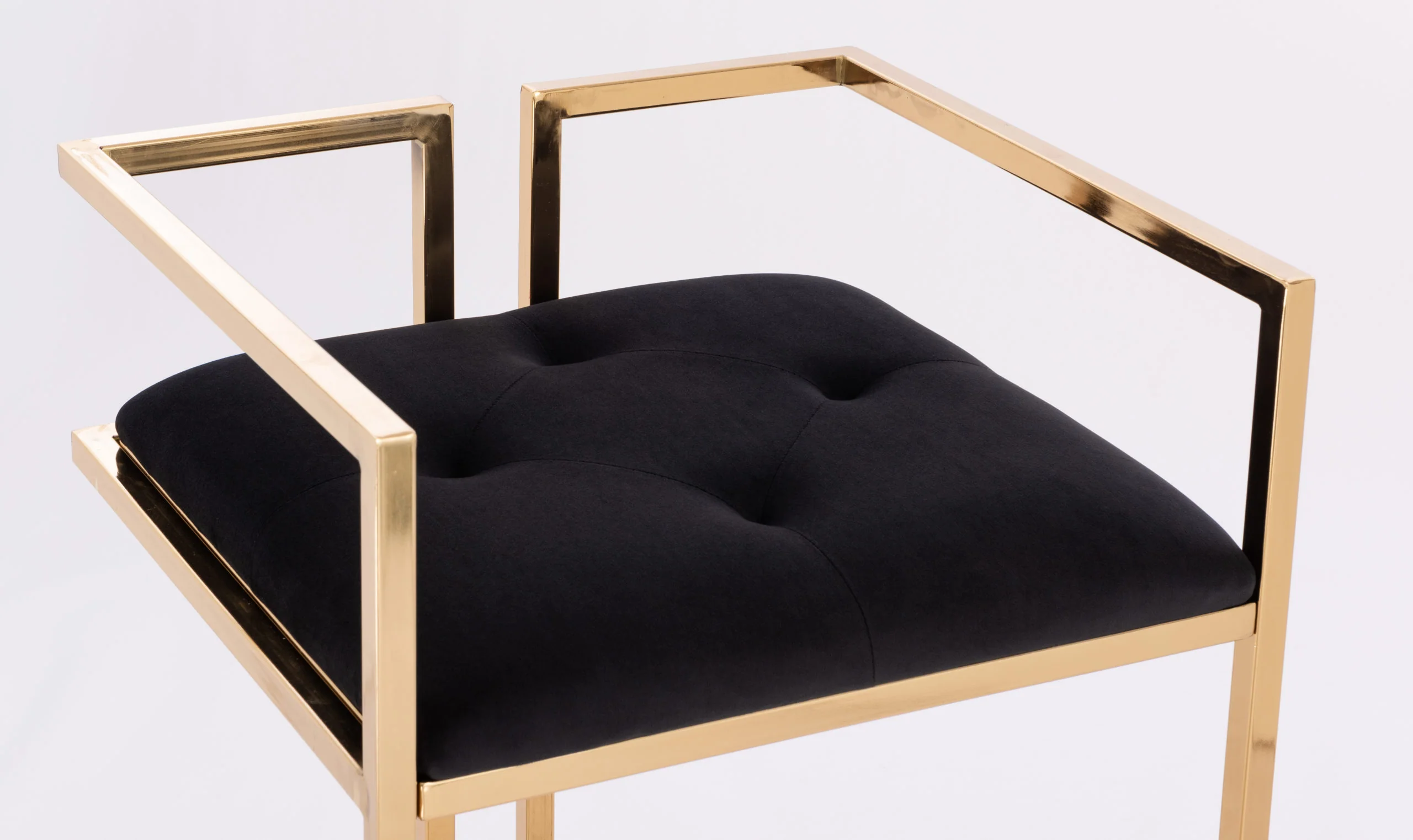 Harvey Velvet Stool - Image 9