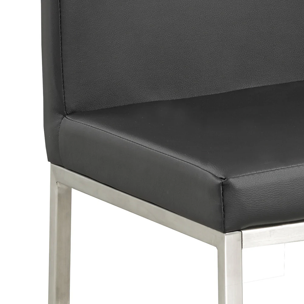 Havana Counter Chair: Black Leatherette - Image 3