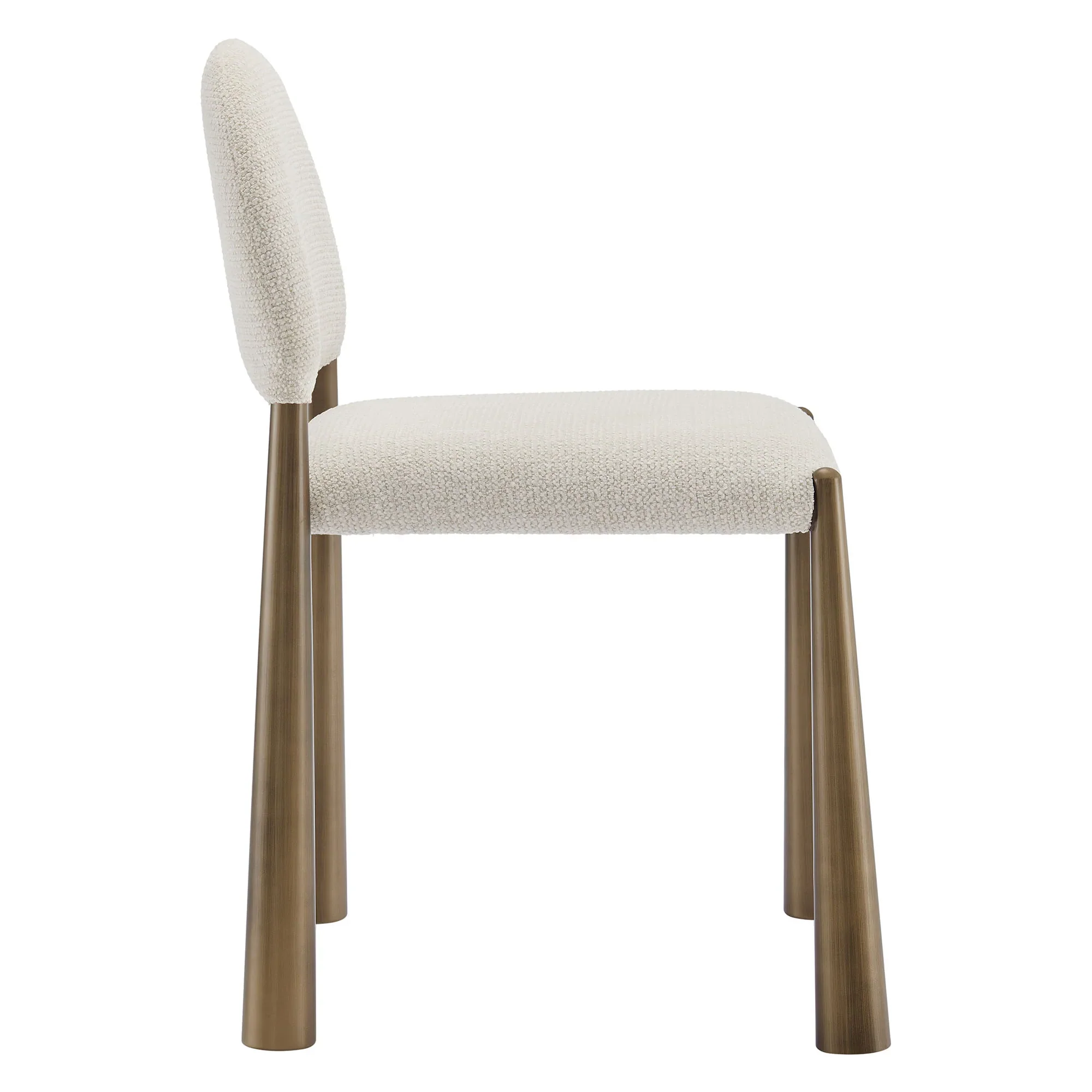 Hayley Upholstered Fabric Dining Side Chair - Image 4