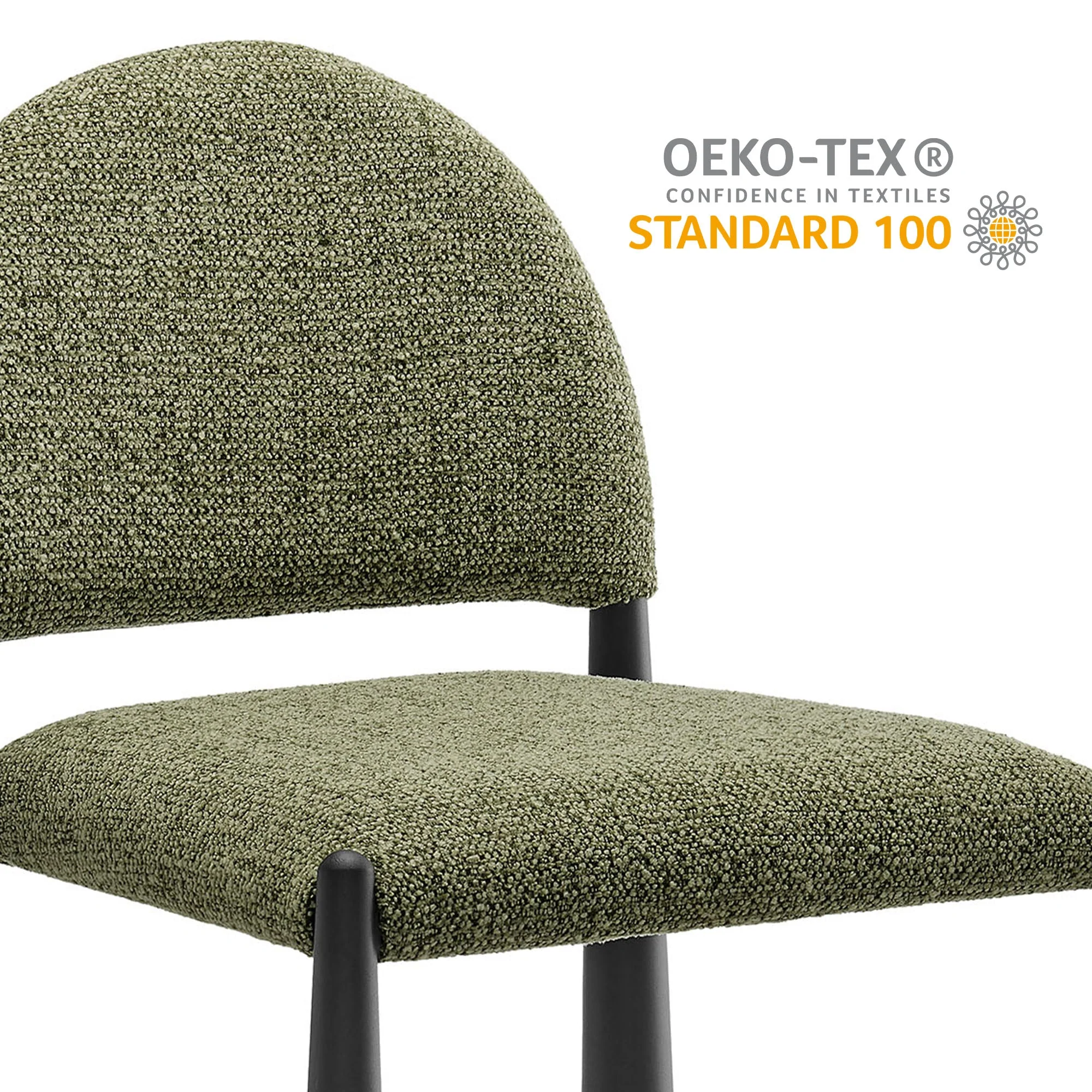 Hayley Upholstered Fabric Dining Side Chair - Image 49
