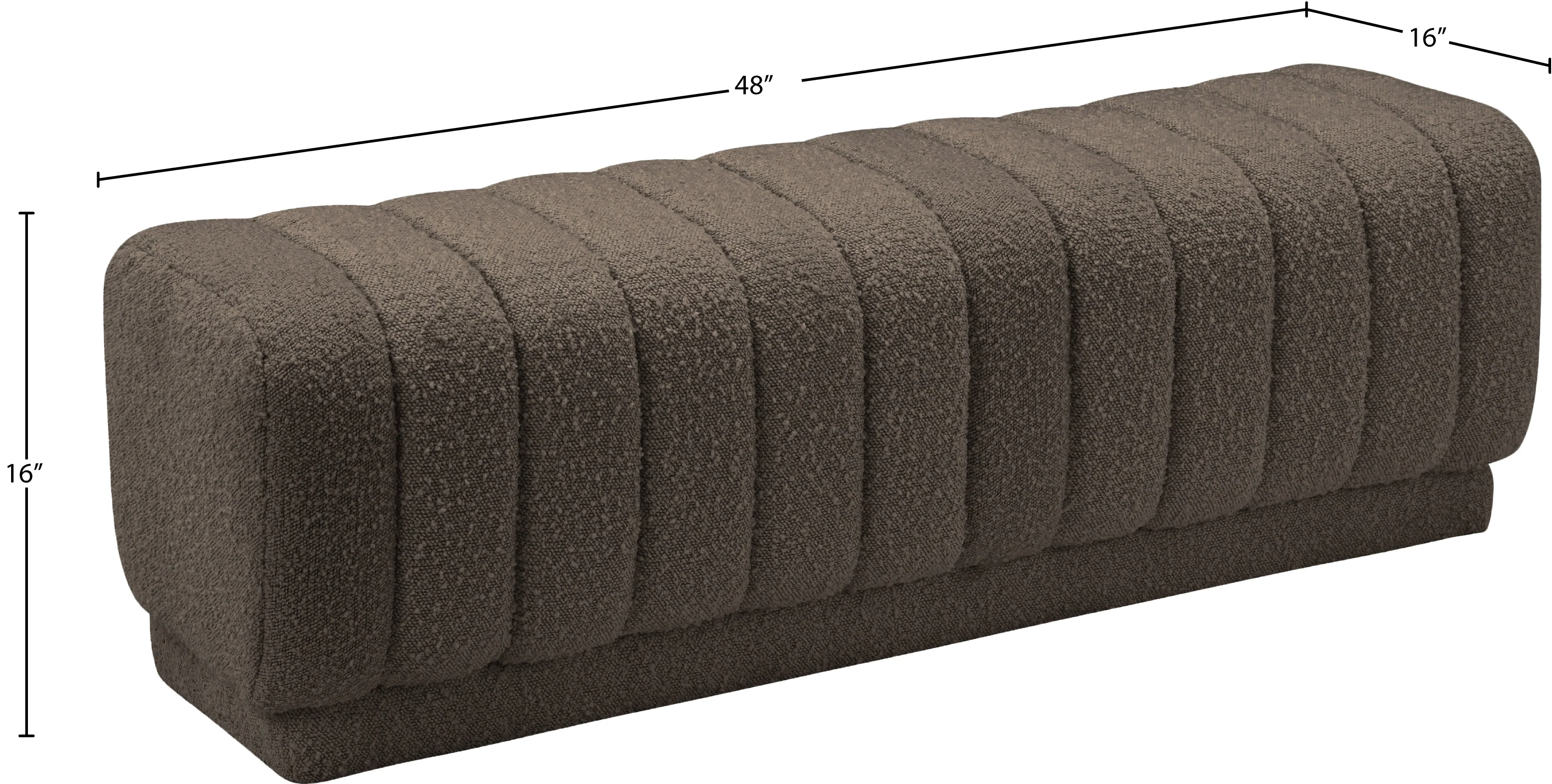 Heathrow Ottoman | Bench - Image 19