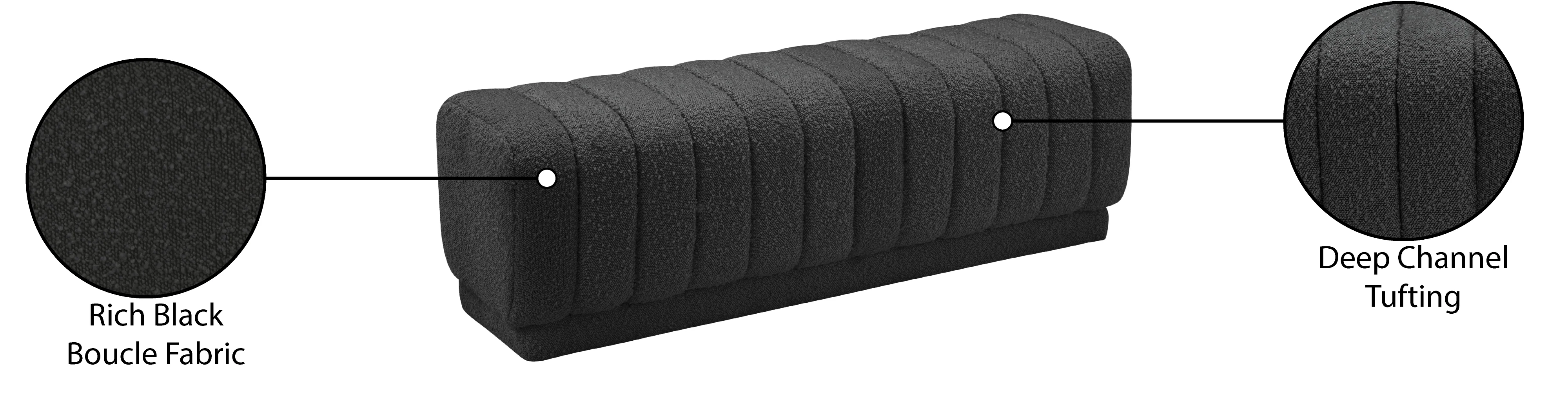 Heathrow Ottoman | Bench - Image 20