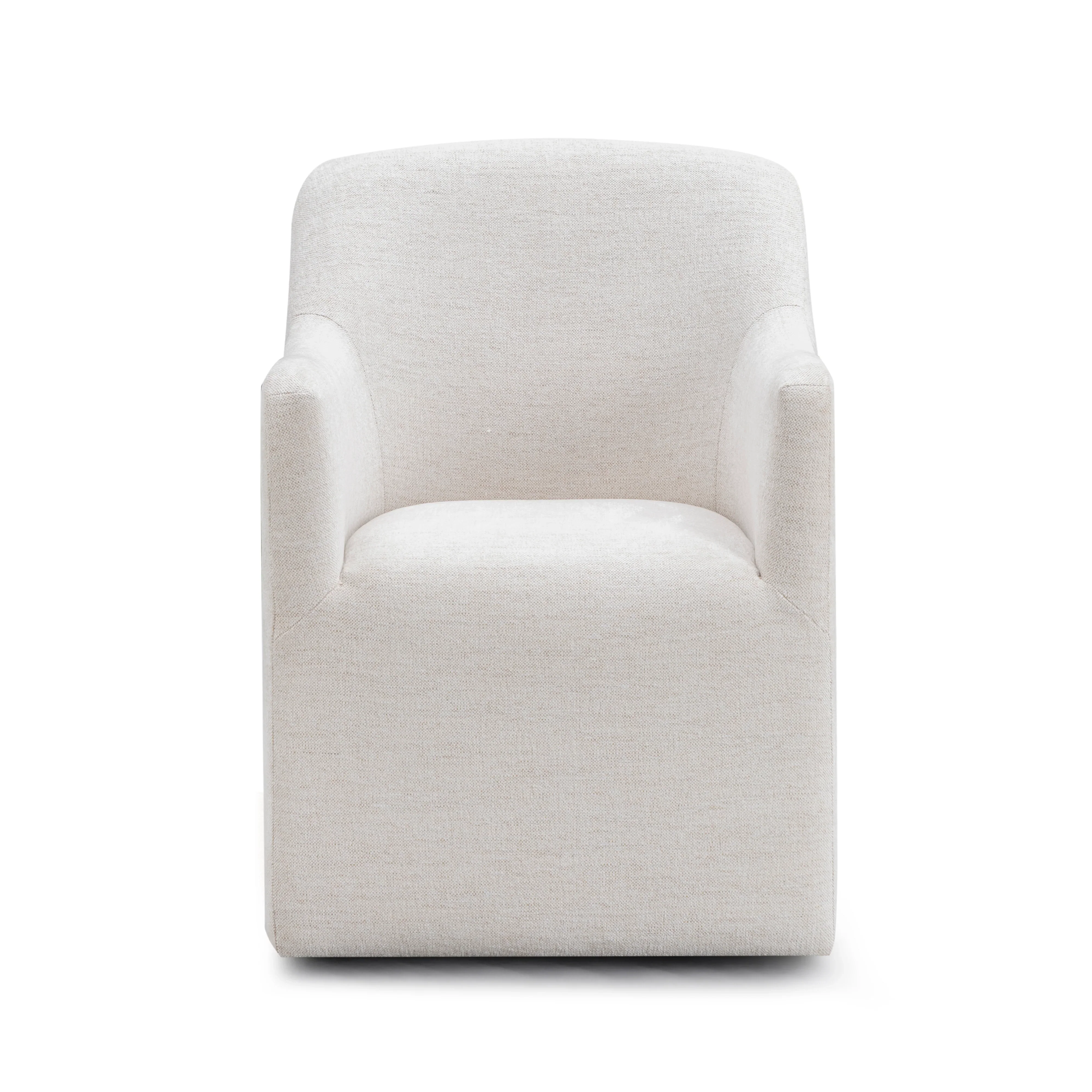 Helena Tall Textured Weave Performance Fabric Dining Chair - Image 10