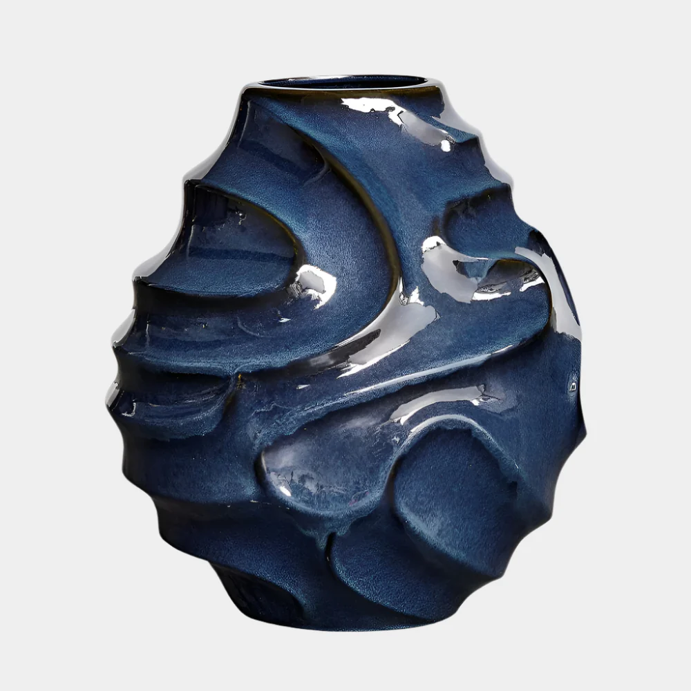 Helix Swirl Outdoor Vase
