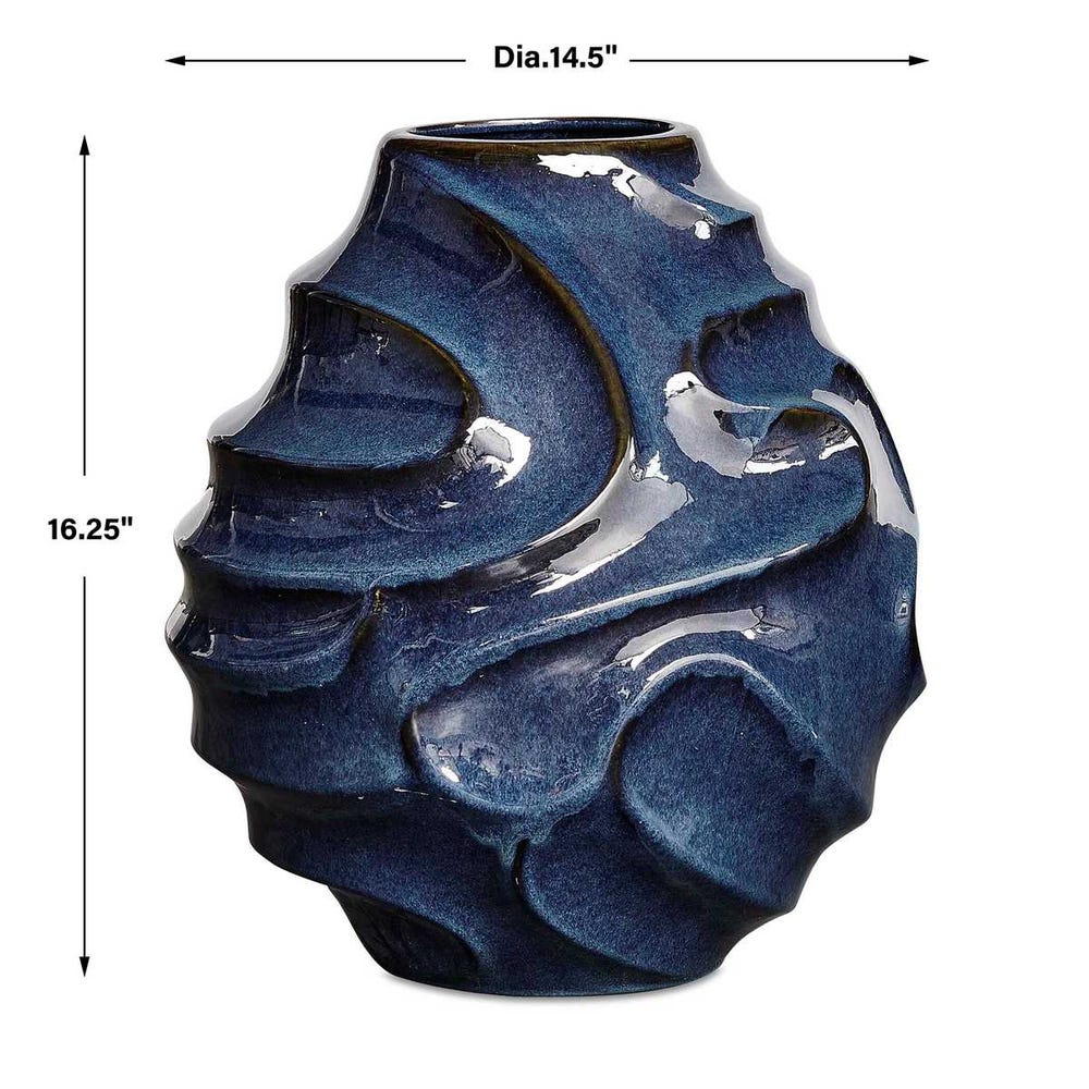 Helix Swirl Outdoor Vase - Image 6