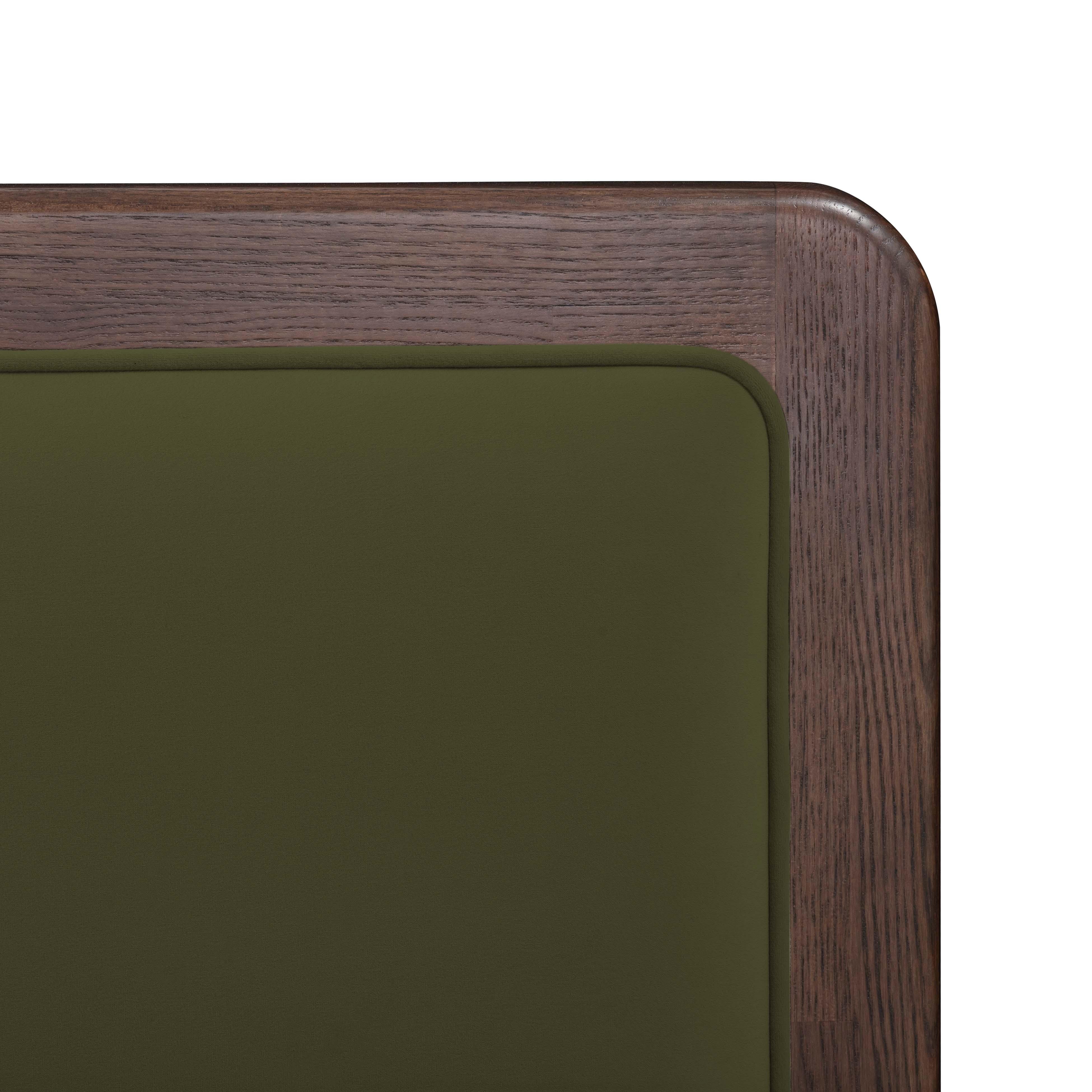 Hella Velvet and Ash Wood Bed - Image 19