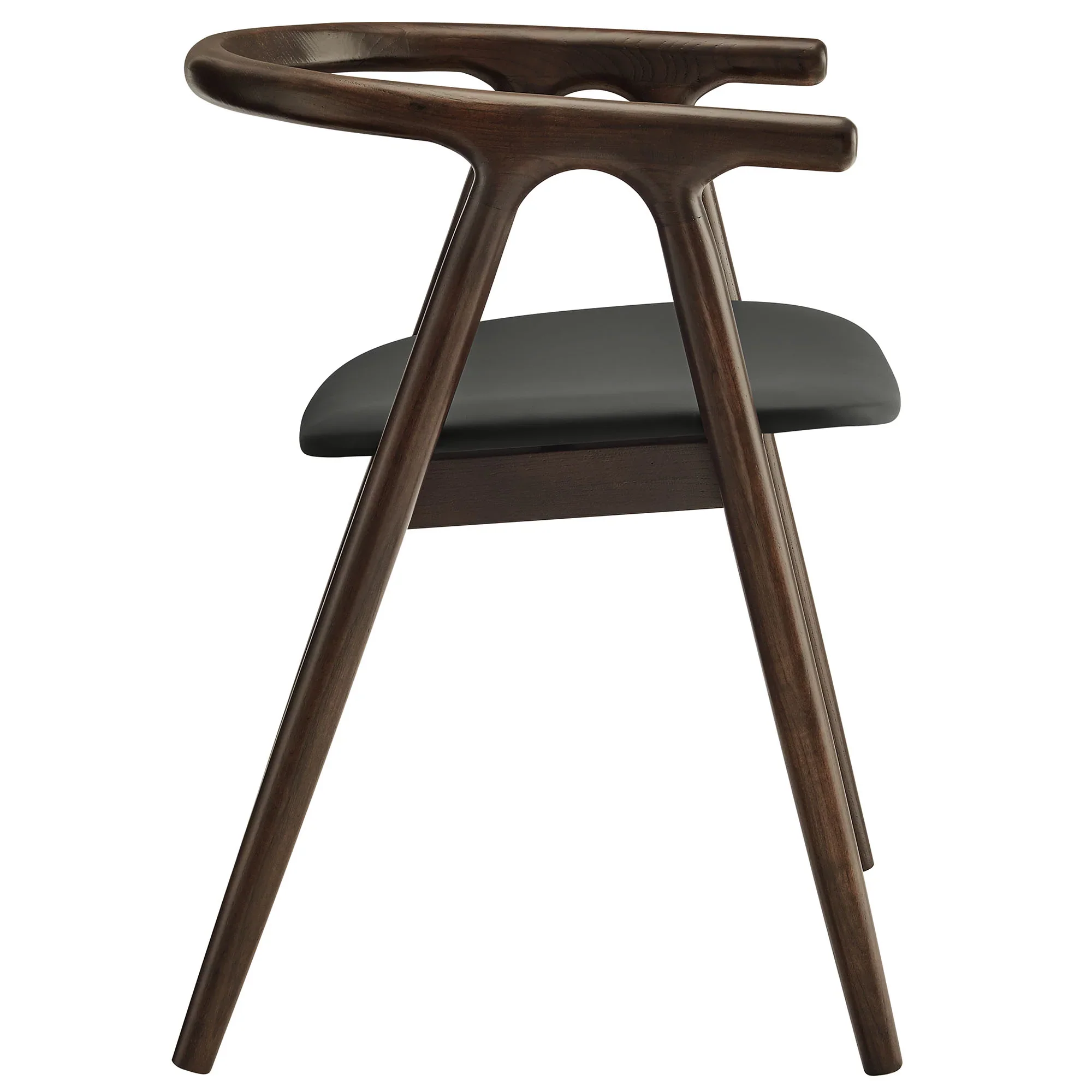 Henry Vegan Leather and Wood Dining Chair - Image 13