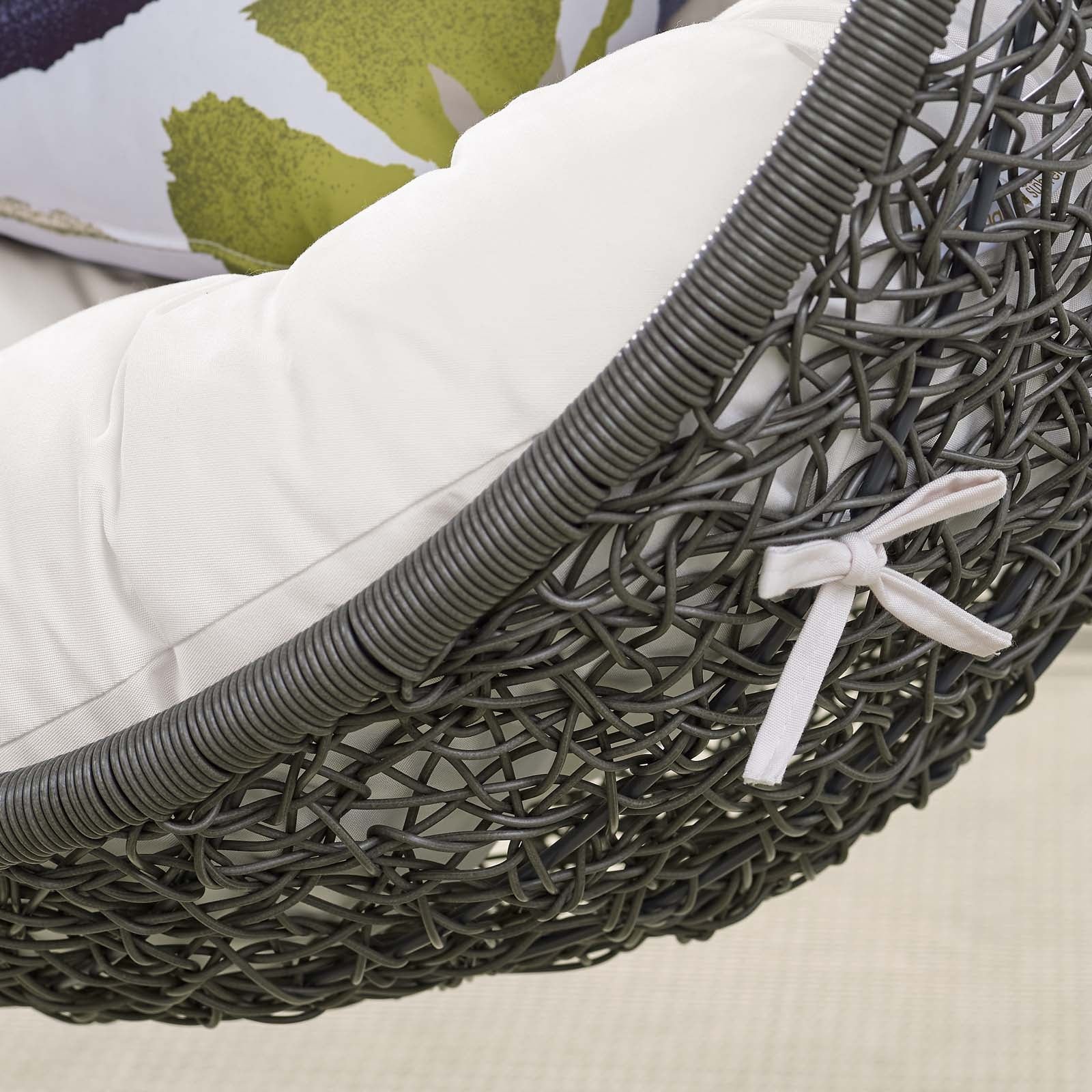 Hide Outdoor Patio Sunbrella® Swing Chair - Image 32