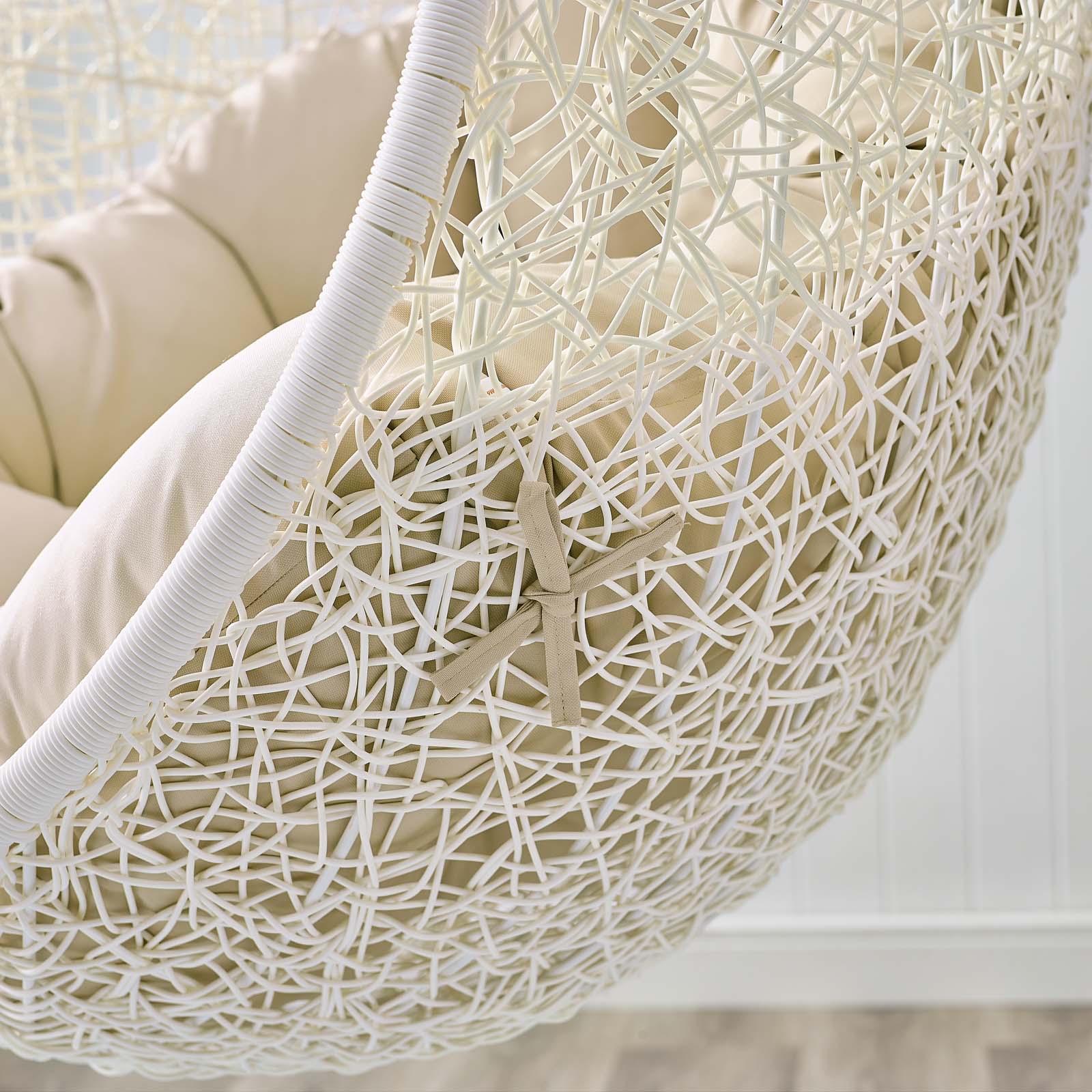 Hide Outdoor Patio Sunbrella® Swing Chair - Image 39