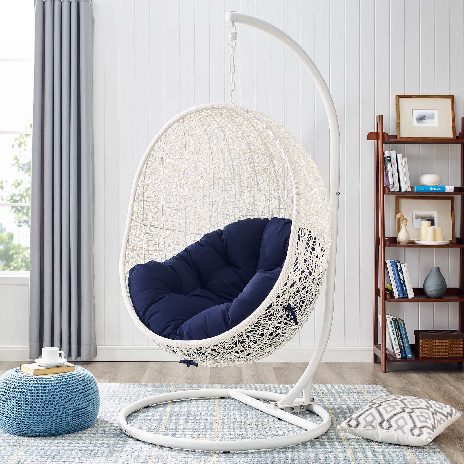 Hide Outdoor Patio Sunbrella® Swing Chair - Image 50