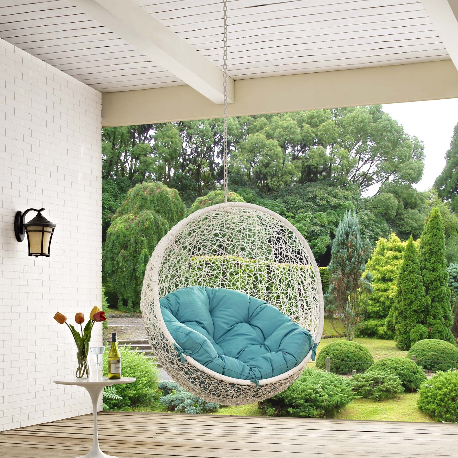 Hide Outdoor Patio Swing Chair Without Stand - Image 11