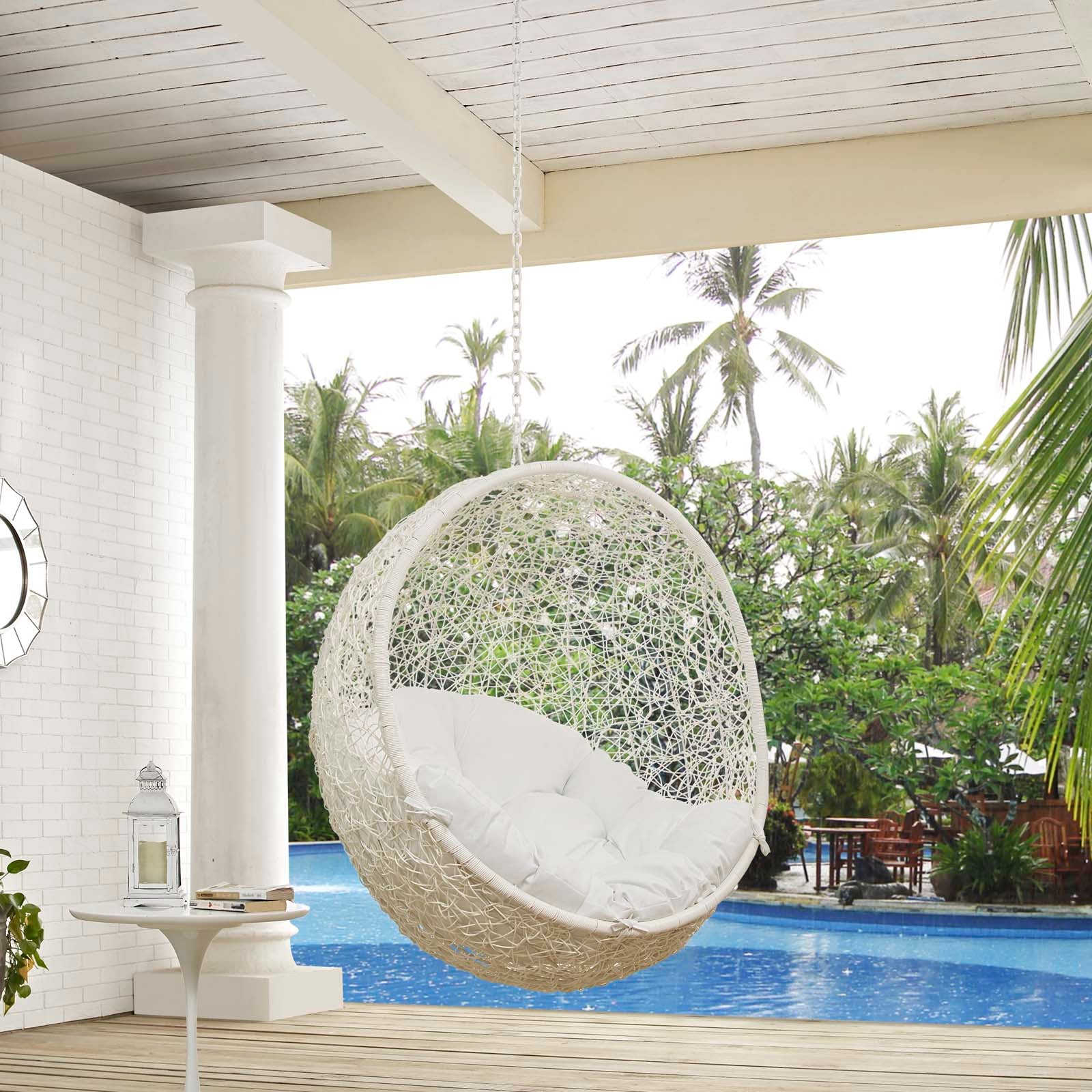 Hide Outdoor Patio Swing Chair Without Stand - Image 14