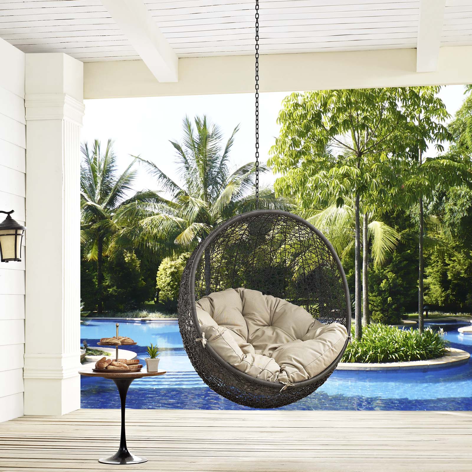 Hide Outdoor Patio Swing Chair Without Stand - Image 17