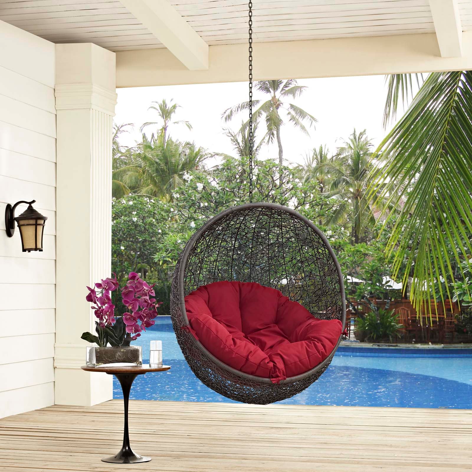 Hide Outdoor Patio Swing Chair Without Stand - Image 34