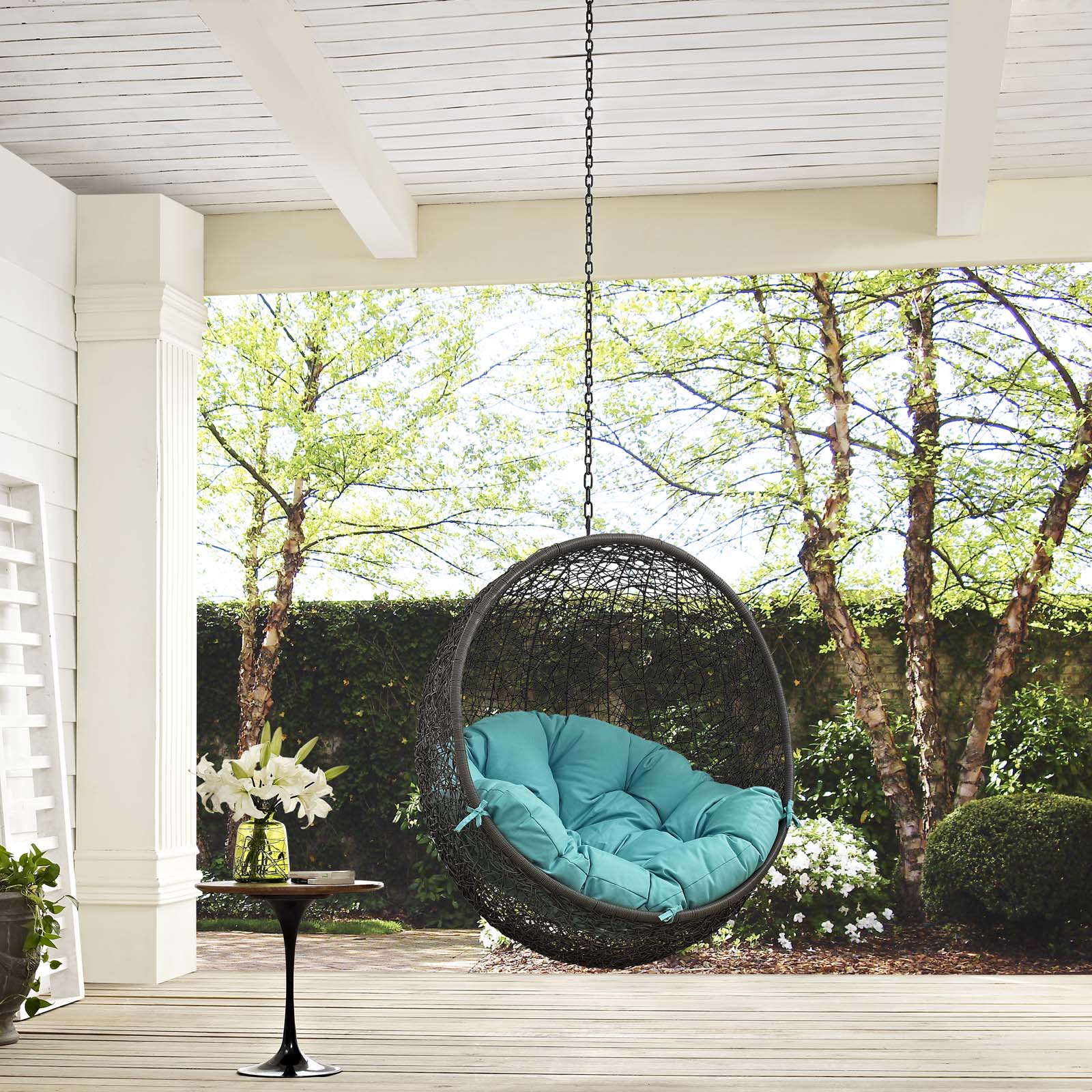Hide Outdoor Patio Swing Chair Without Stand - Image 37