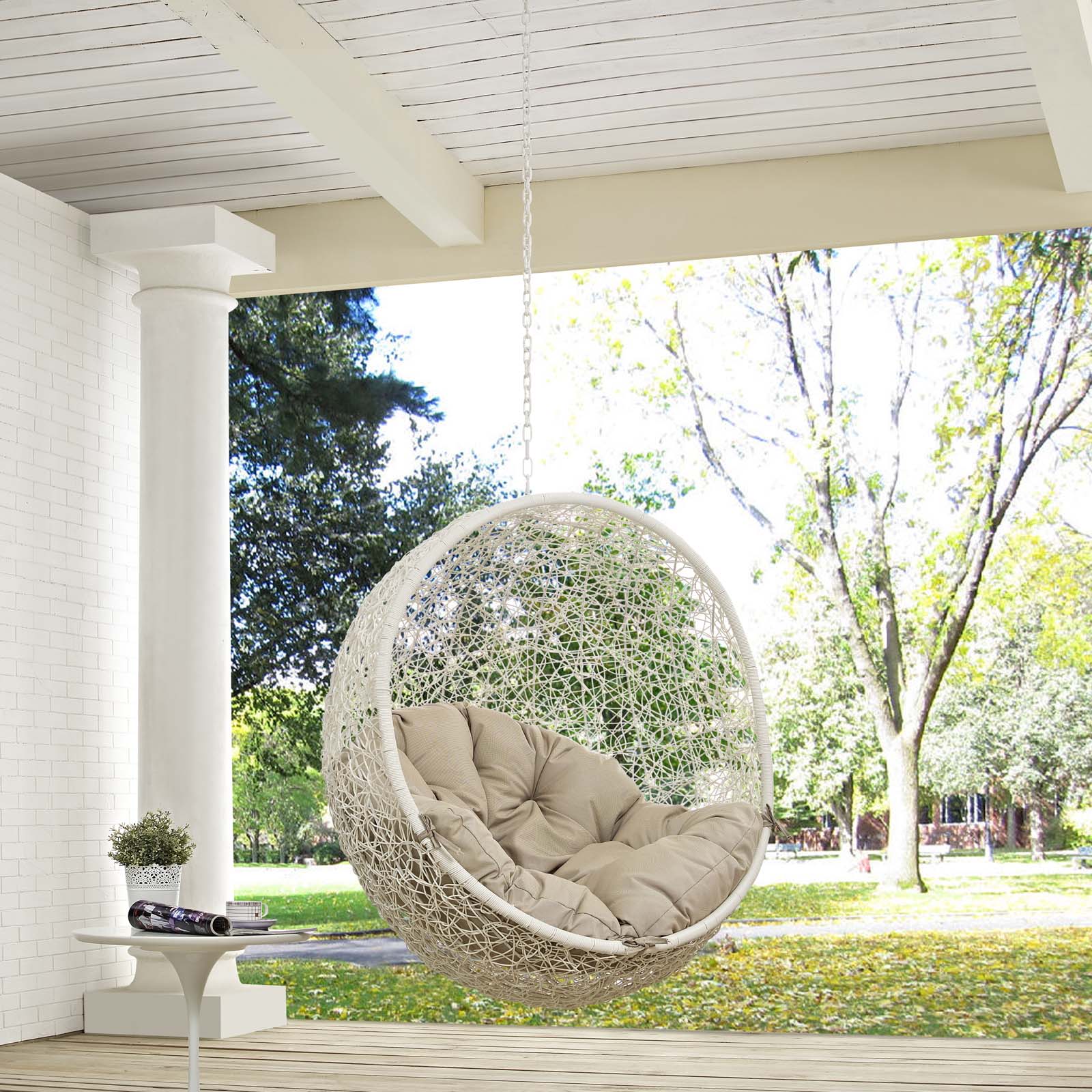 Hide Outdoor Patio Swing Chair Without Stand - Image 43