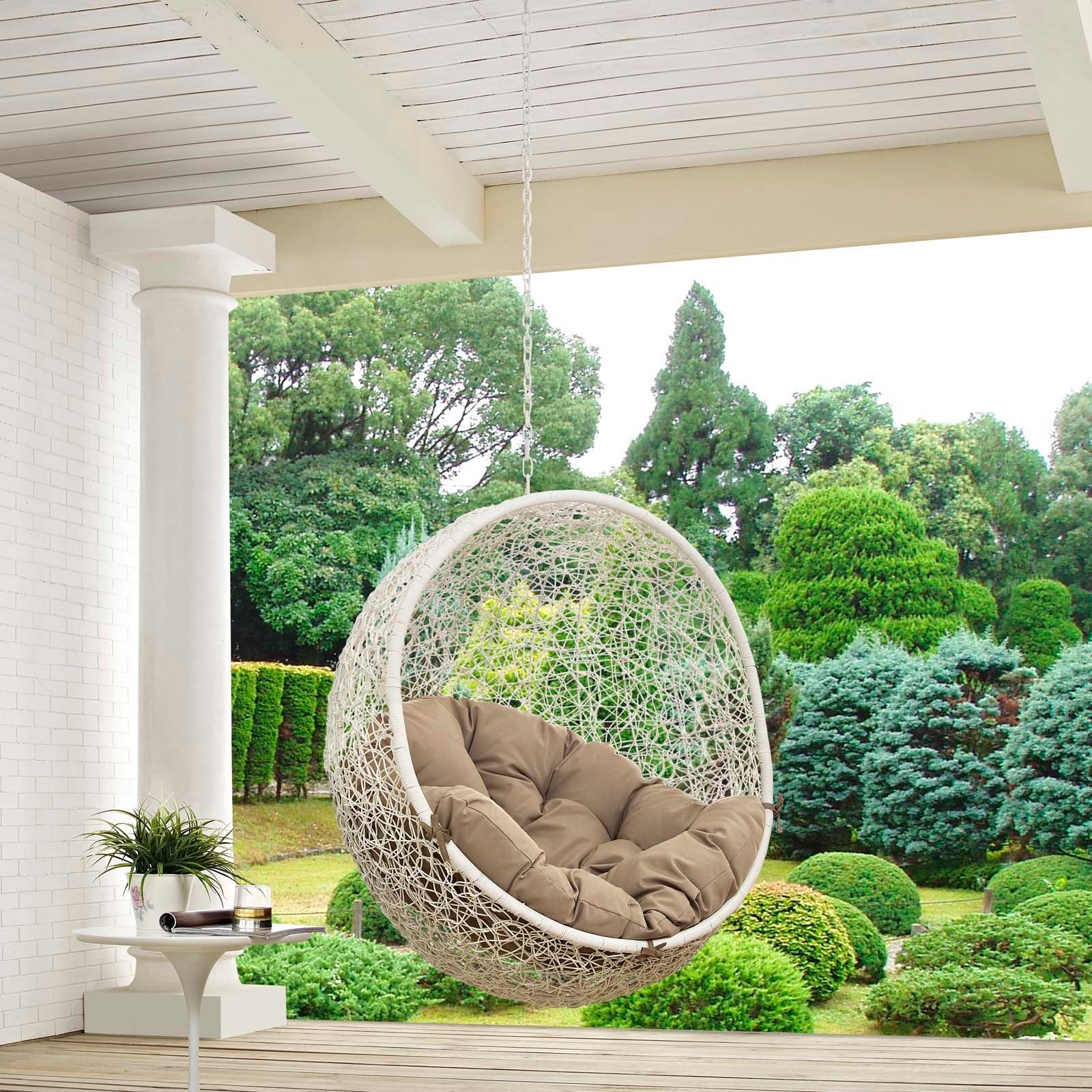 Hide Outdoor Patio Swing Chair Without Stand - Image 49