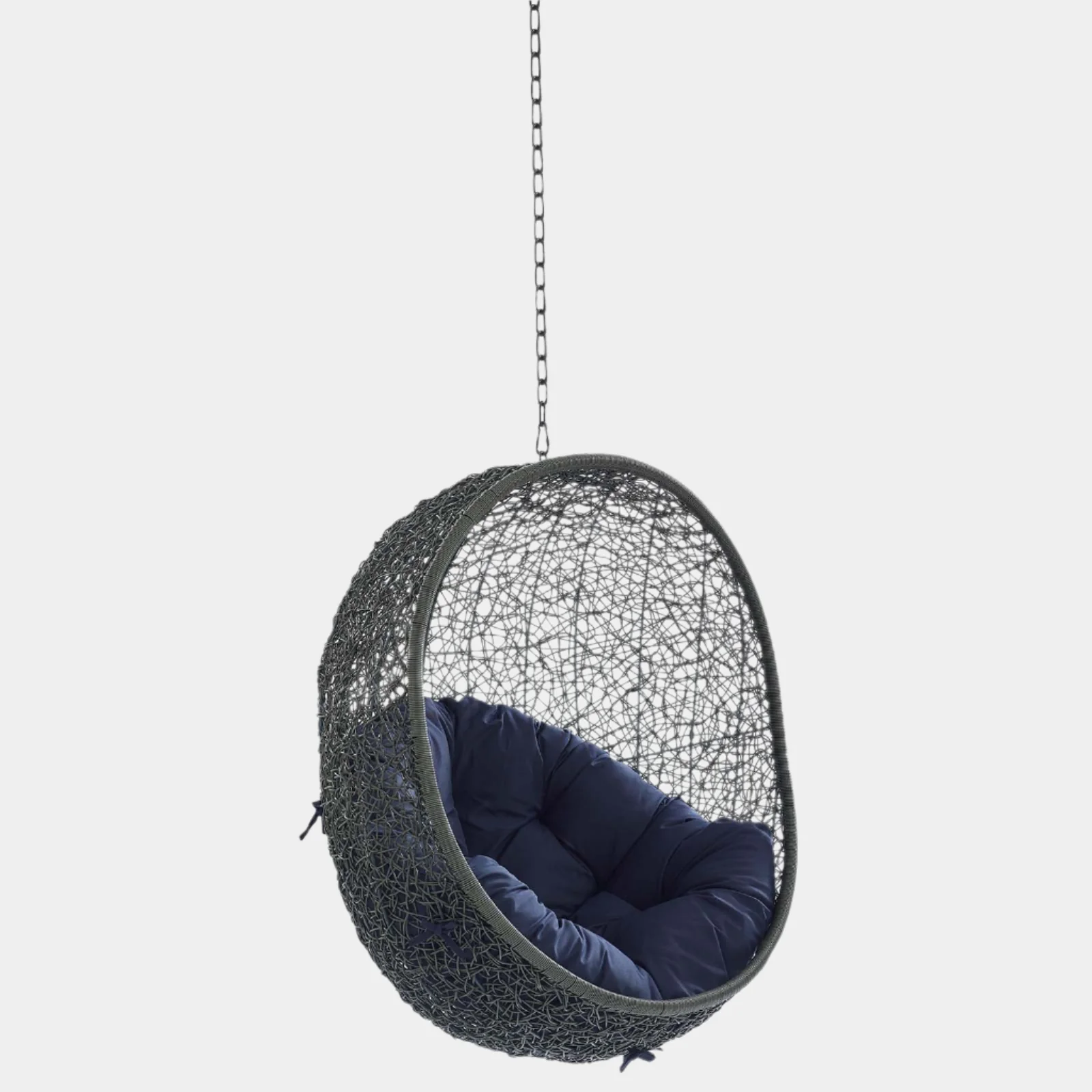Hide Sunbrella® Fabric Swing Outdoor Patio Lounge Chair Without Stand - Image 13